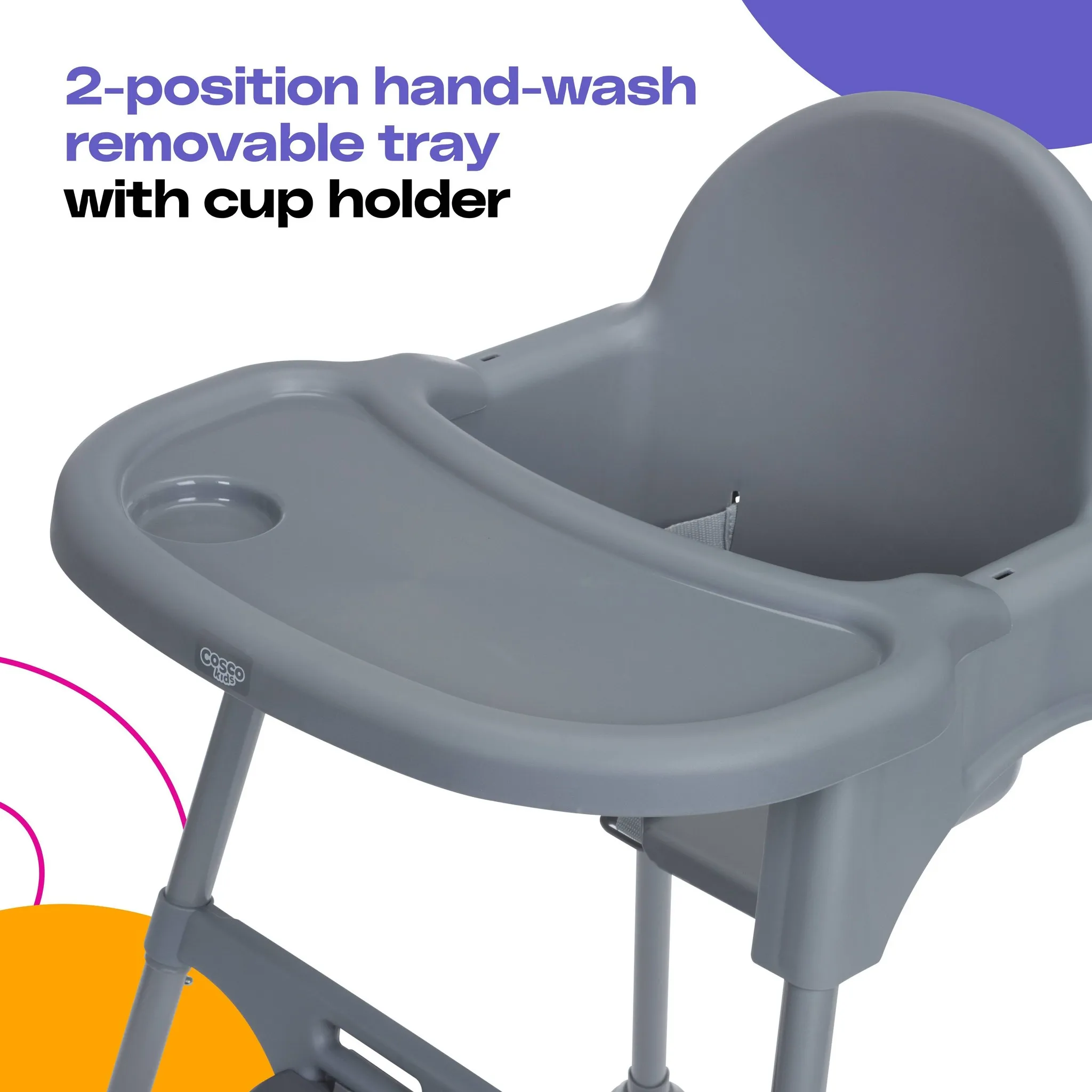 Kids' Canteen High Chair - Mono Black - Image 3