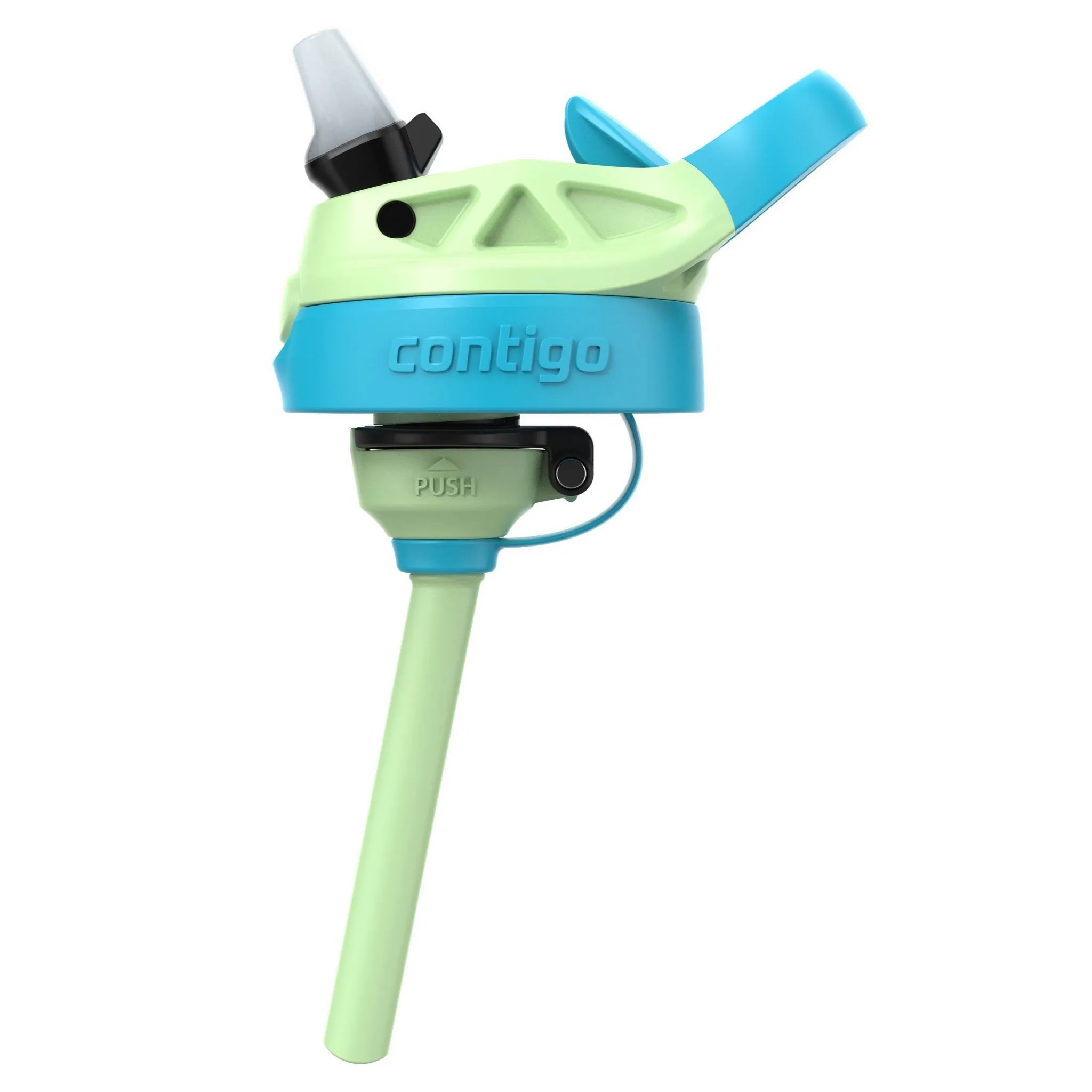 Kids' Cleanable Autospout 14oz Water Bottle - Cucumber with Blue Raspberry - Image 4