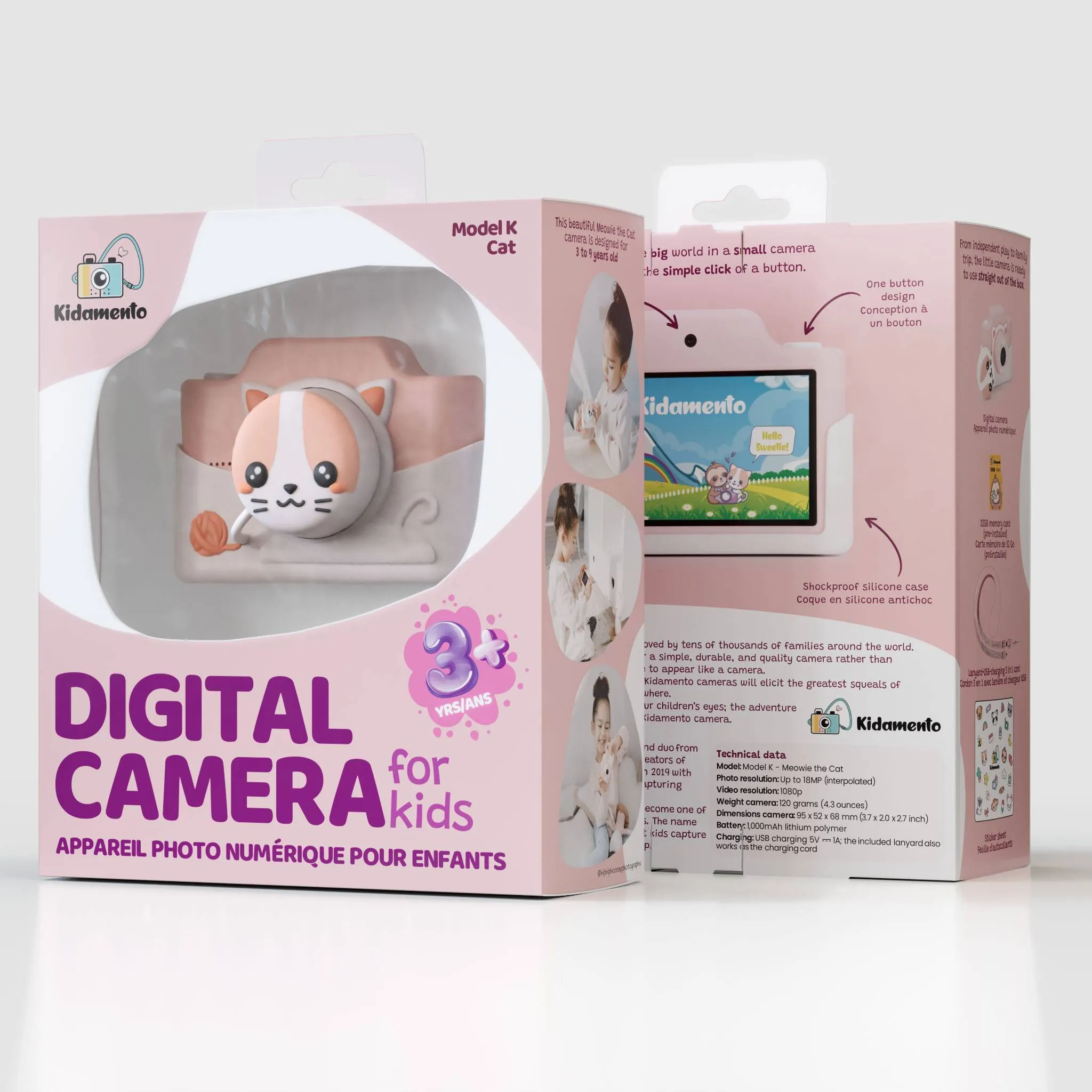 Kids Digital Camera - Cat Design - Image 4