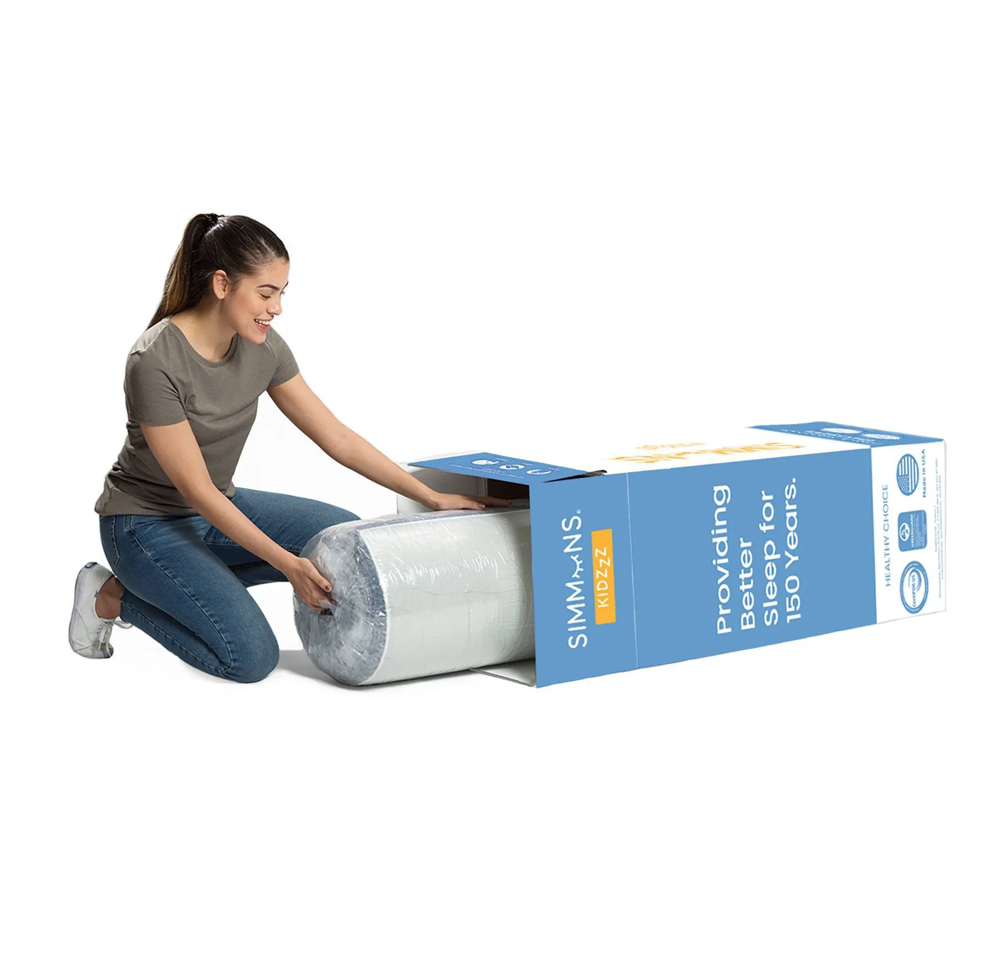 Kids' Dual Sided Baby Crib Mattress and Toddler Mattress - Radiant Sky - Image 4