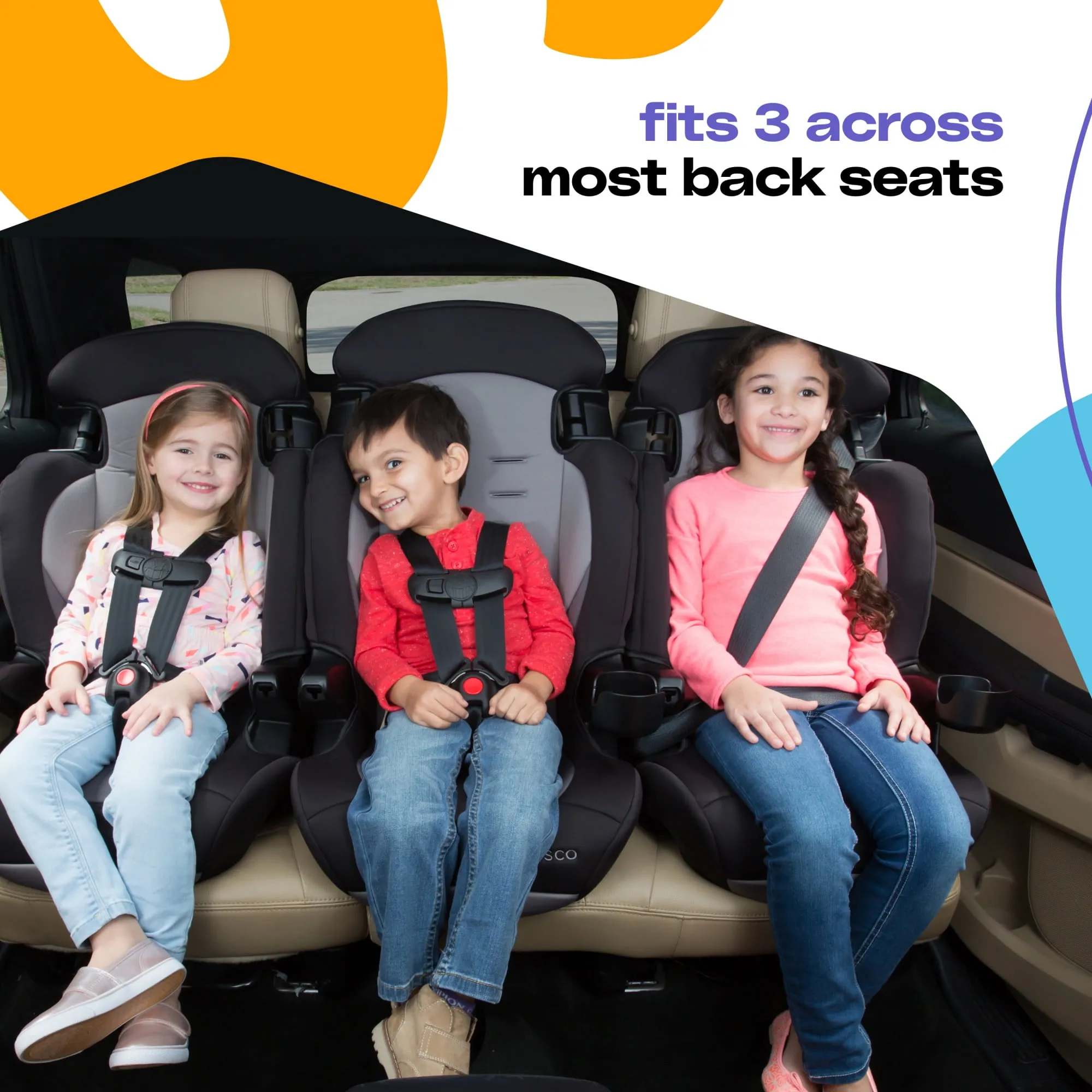 Kids Finale 2-in-1 Booster Car Seat - Raceway - Image 3
