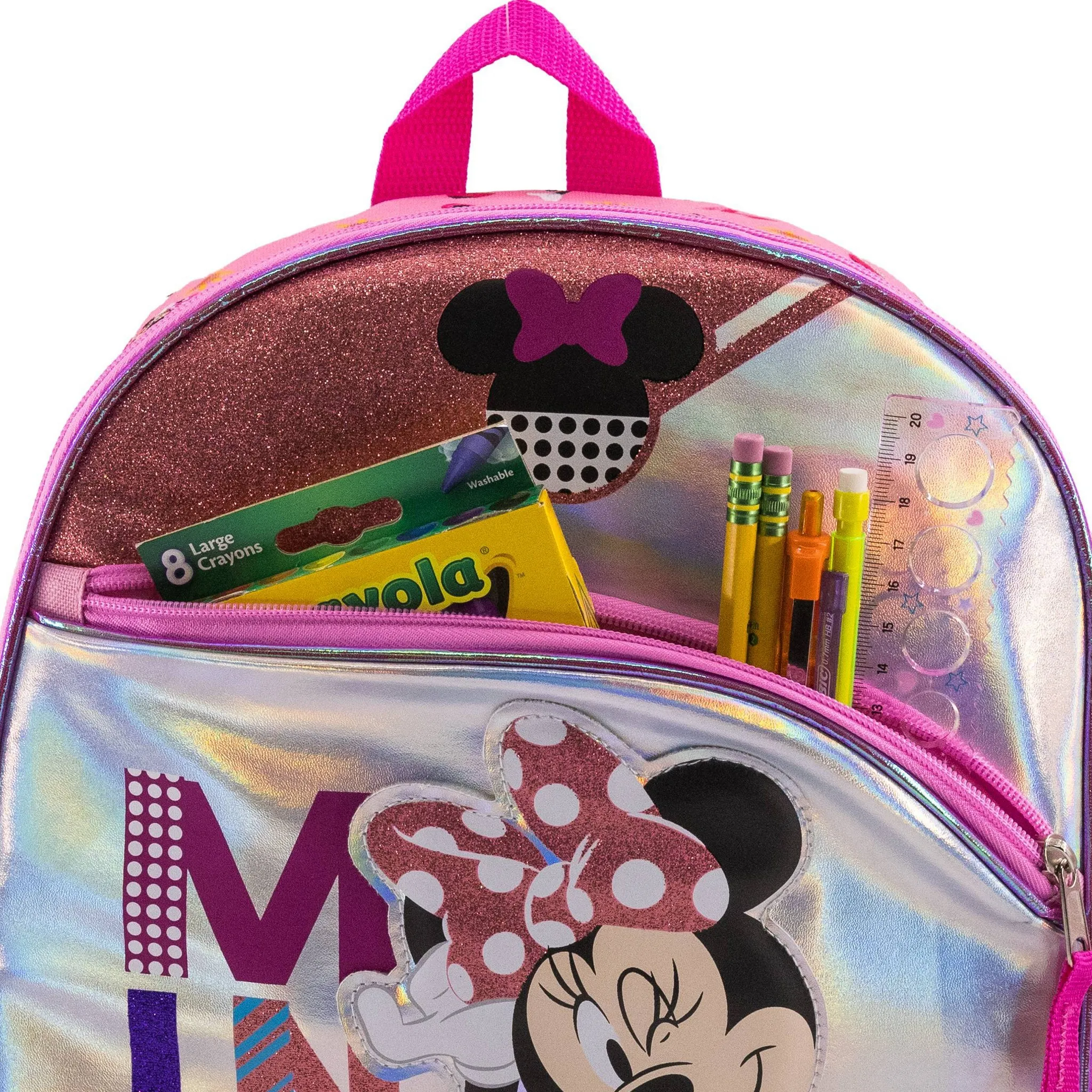 Kids' Minnie Mouse 14" Backpack - Pink - Image 5