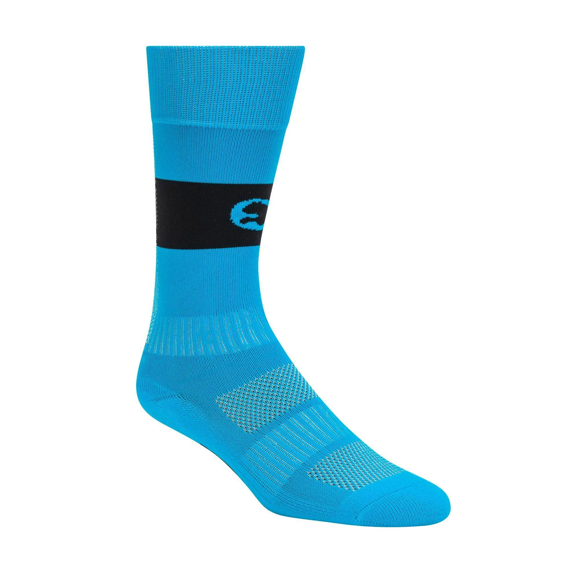 Kids' Over the Knee Athletic Socks - Blue/Black M - Image 2