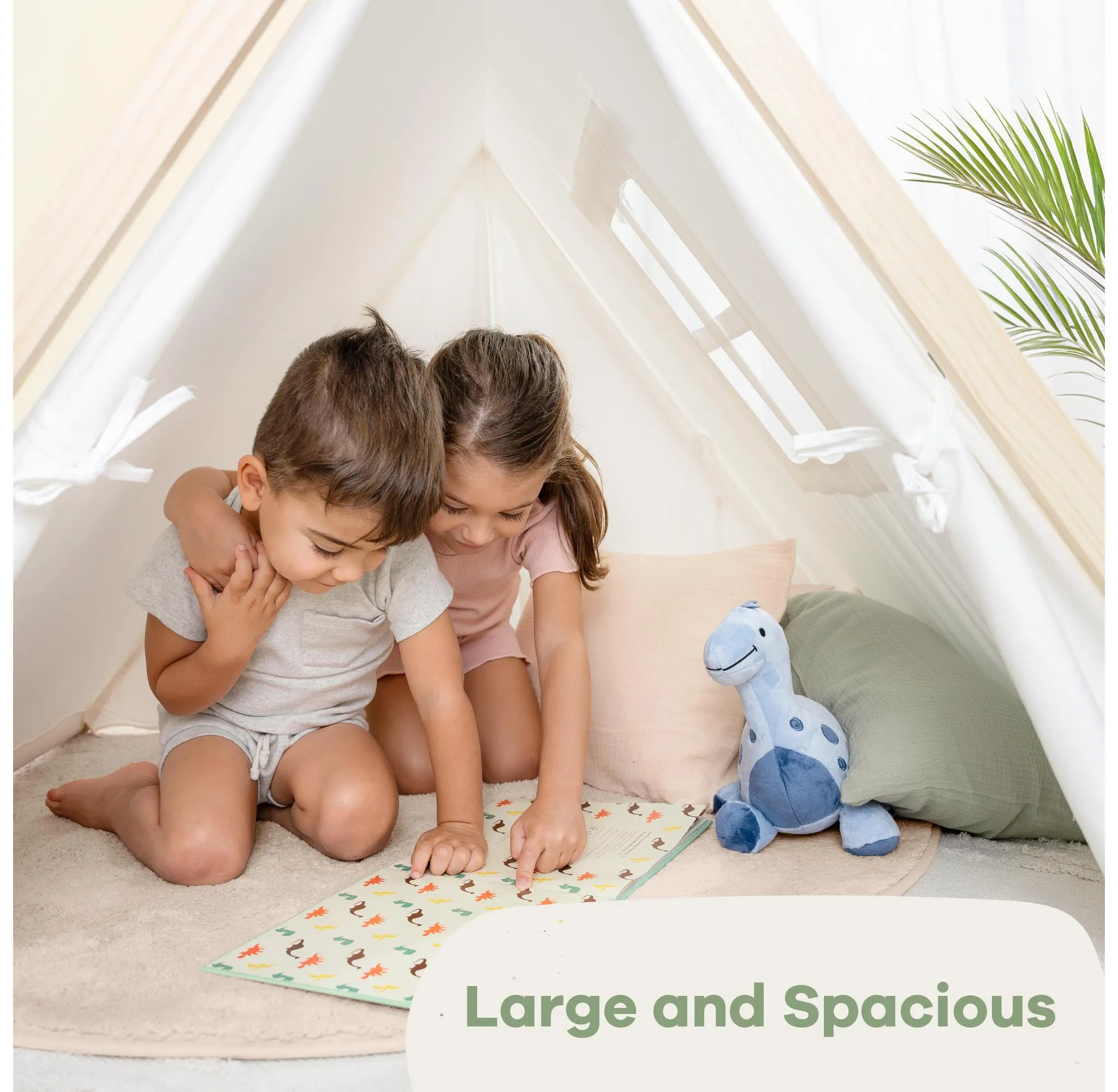 Kids Play Tent - Indoor Kids Tent - Cotton Canvas - Image 2