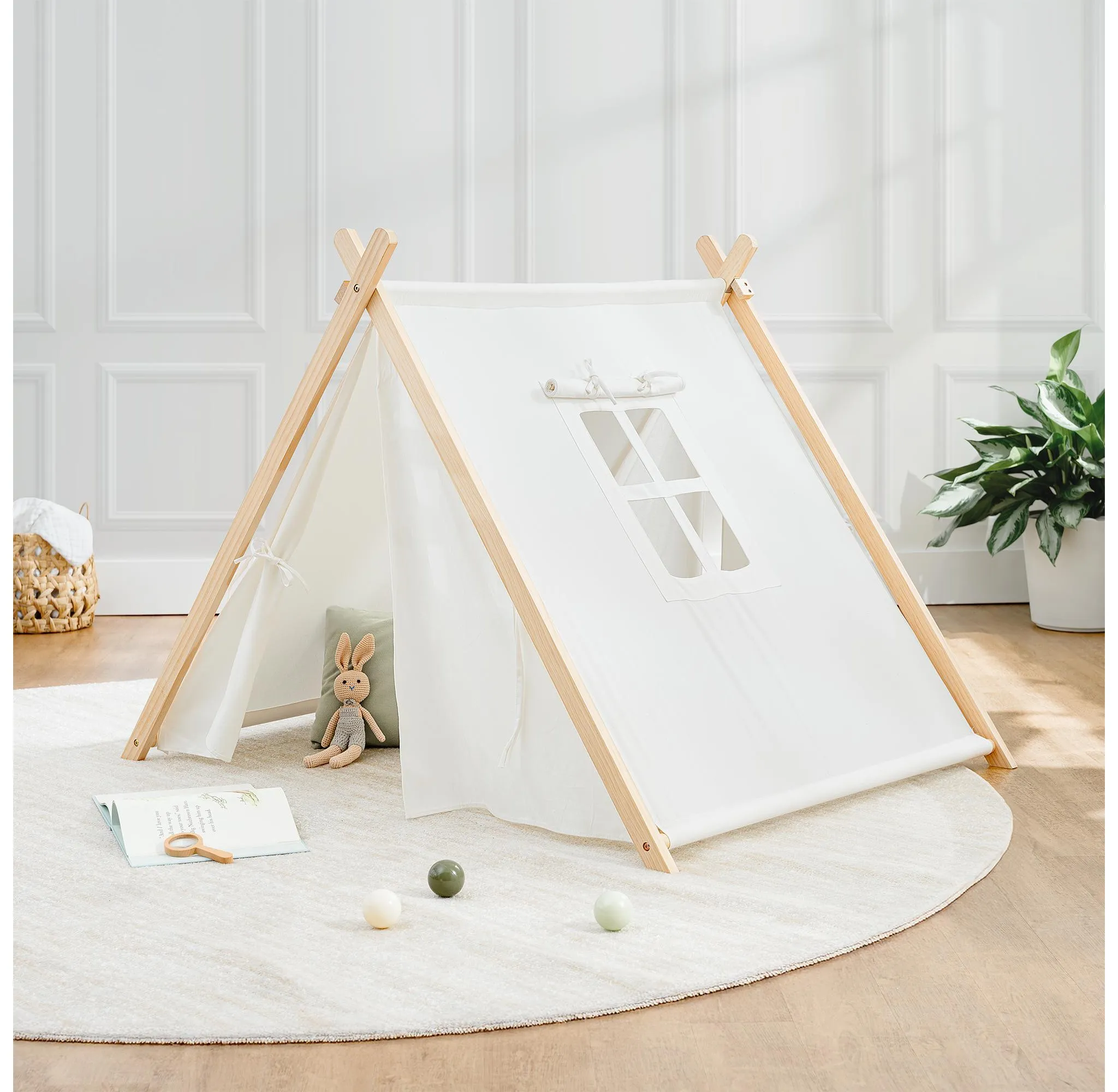 Kids Play Tent - Indoor Kids Tent - Cotton Canvas - Image 7