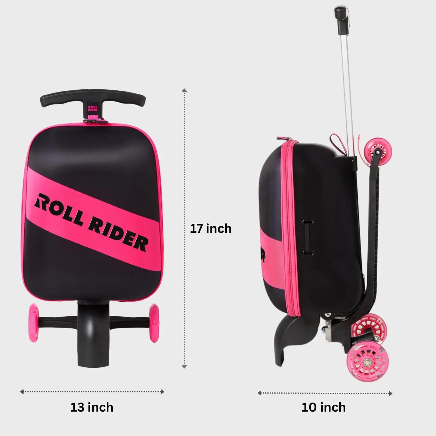 Kids Scooter Luggage - Pink - Image 3
