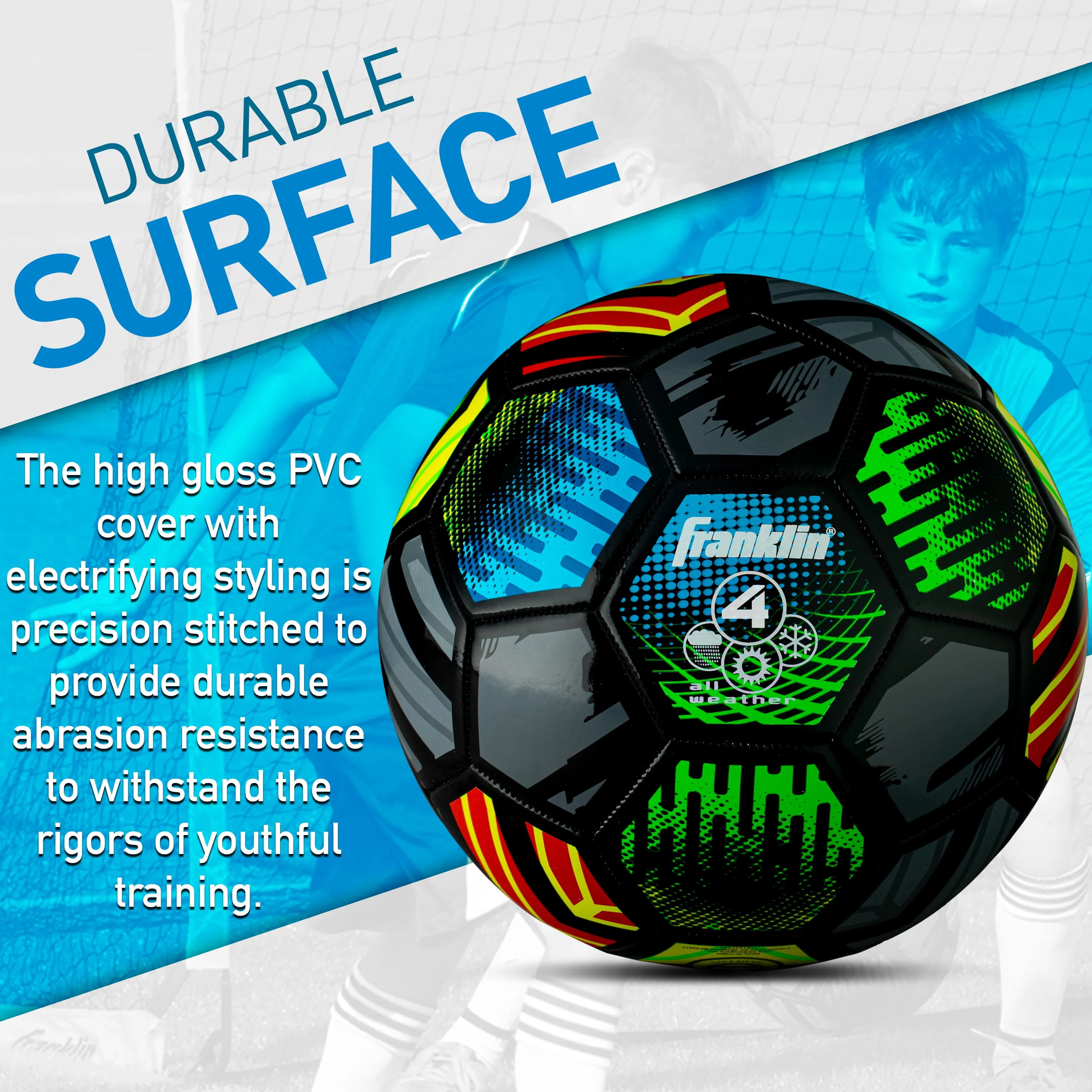 Kids Soccer Ball - Size 4 - Image 5