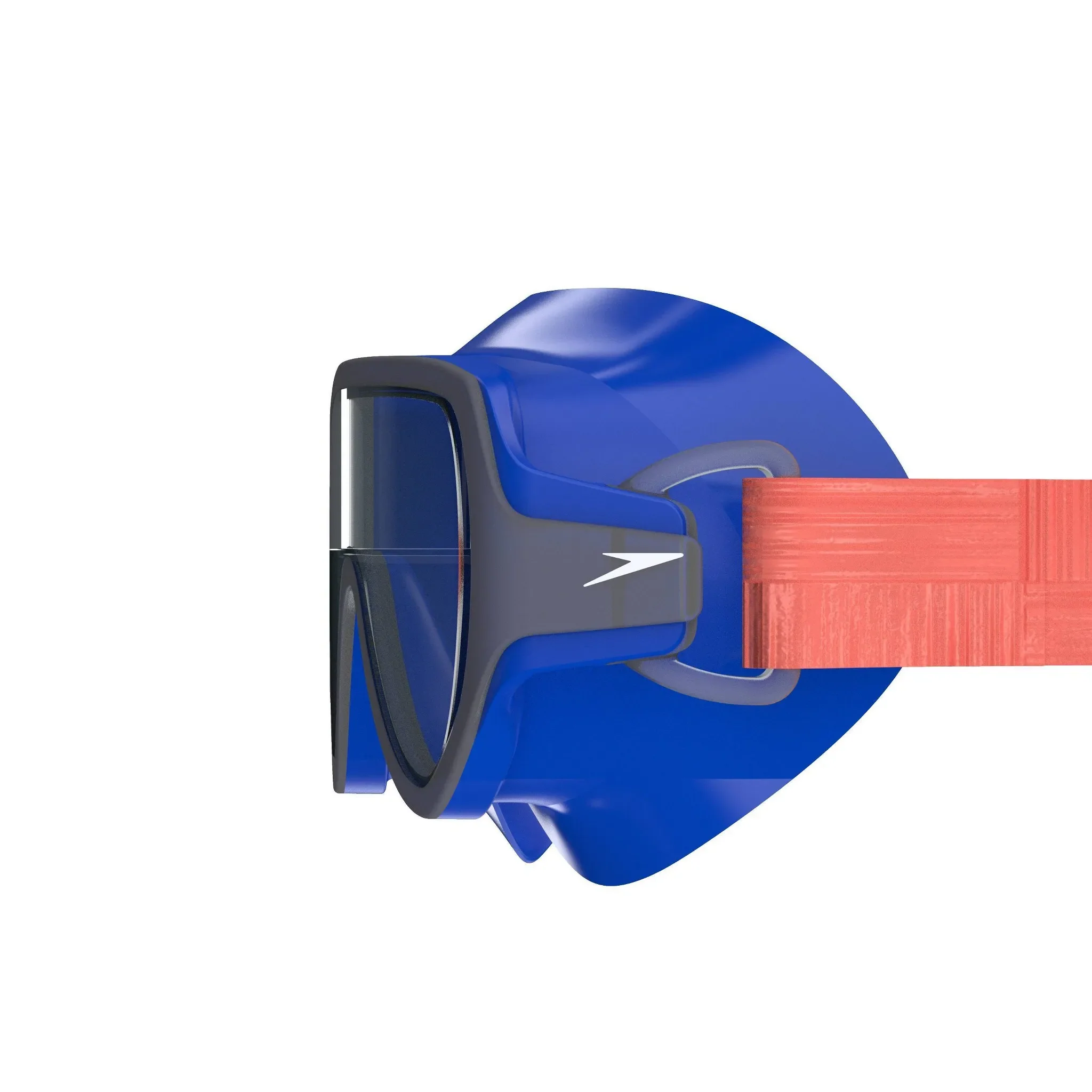 Kids' Swim Mask with Fabric Strap - Blue - Image 4