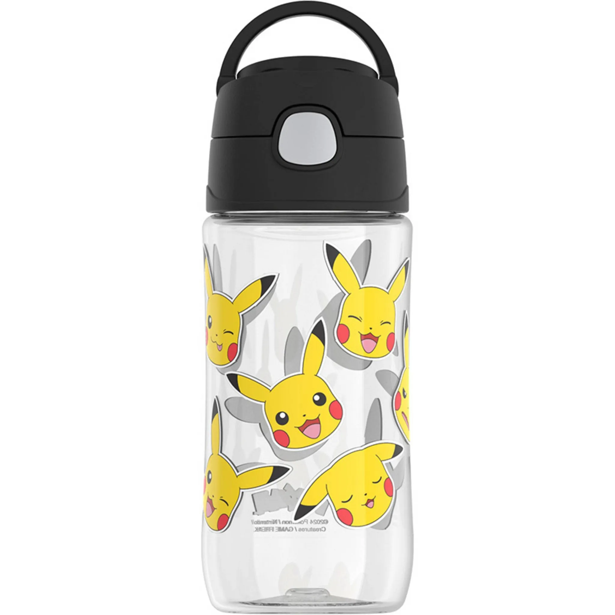 16oz FUNtainer Tritan Water Bottle - Black/Yellow
