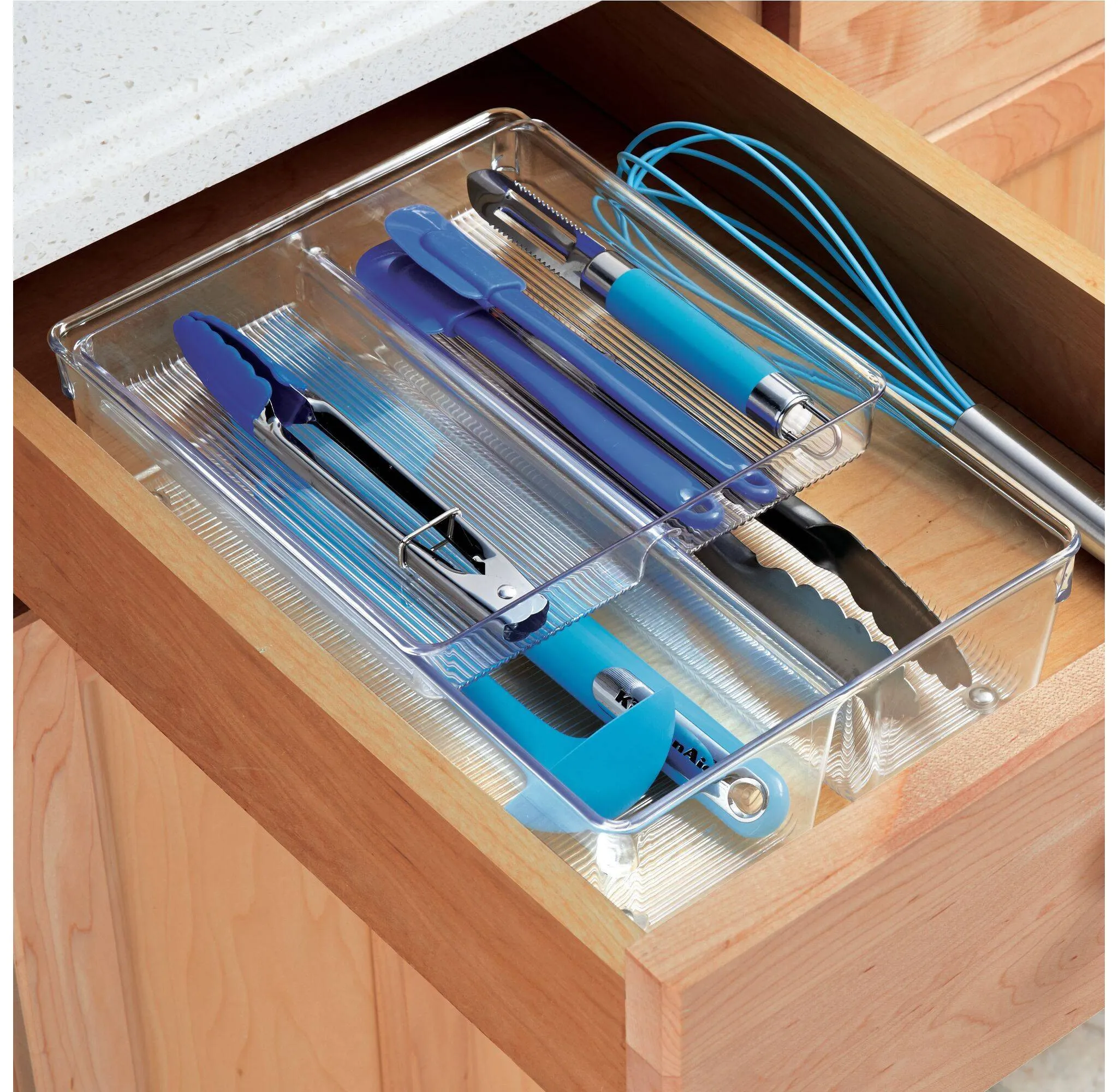 Kitchen Drawer Organizer - Clear - Image 4