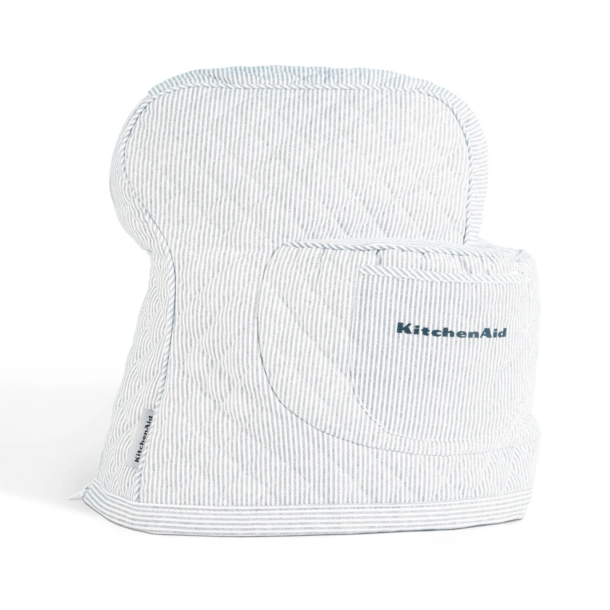 KitchenAid Stand Mixer Cover - 14"x18" Ticking Stripe Blue