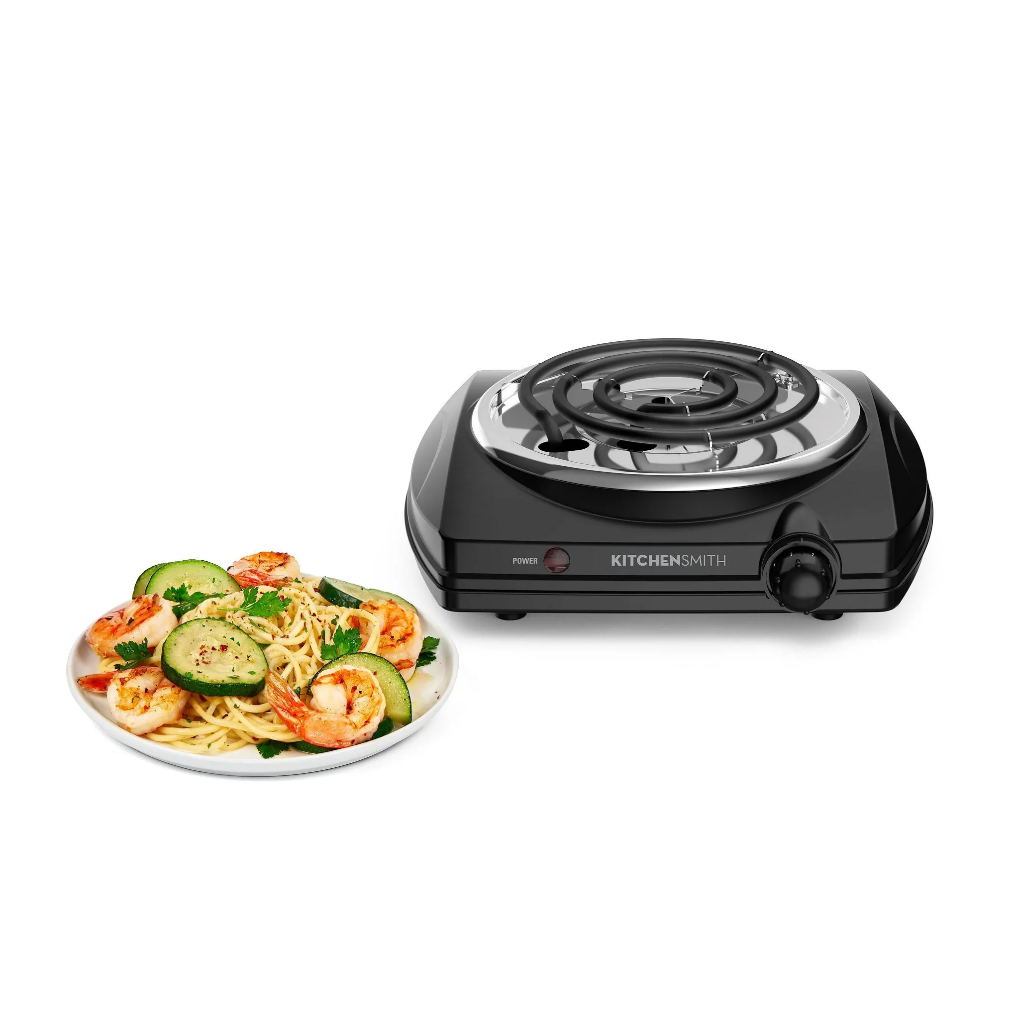 Single Coil Burner - Black Metal Cooktop Accessory
