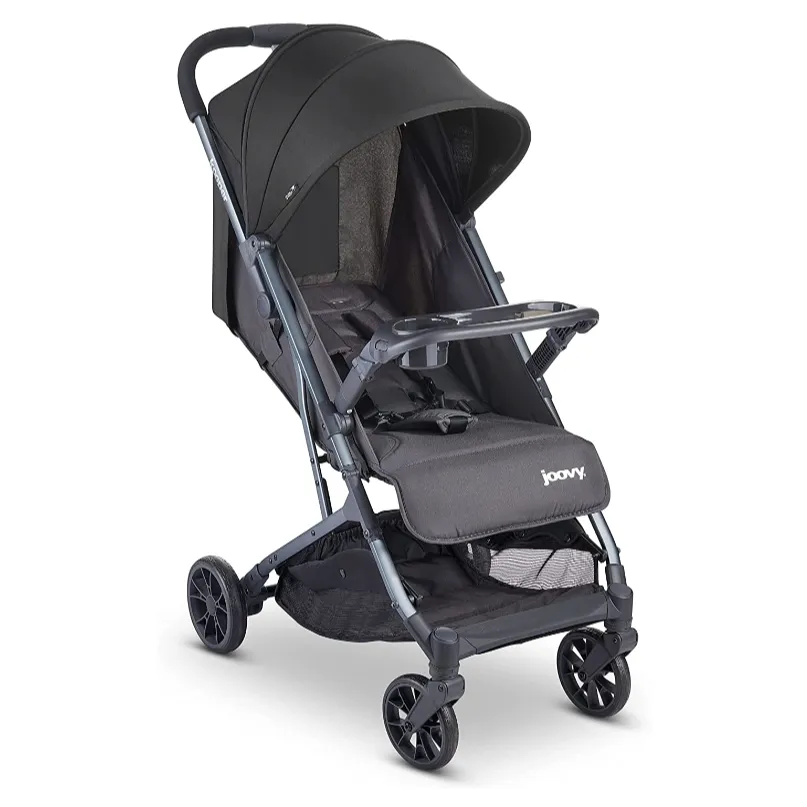 Kooper Lightweight Compact Single Stroller With Tray - Forged Iron