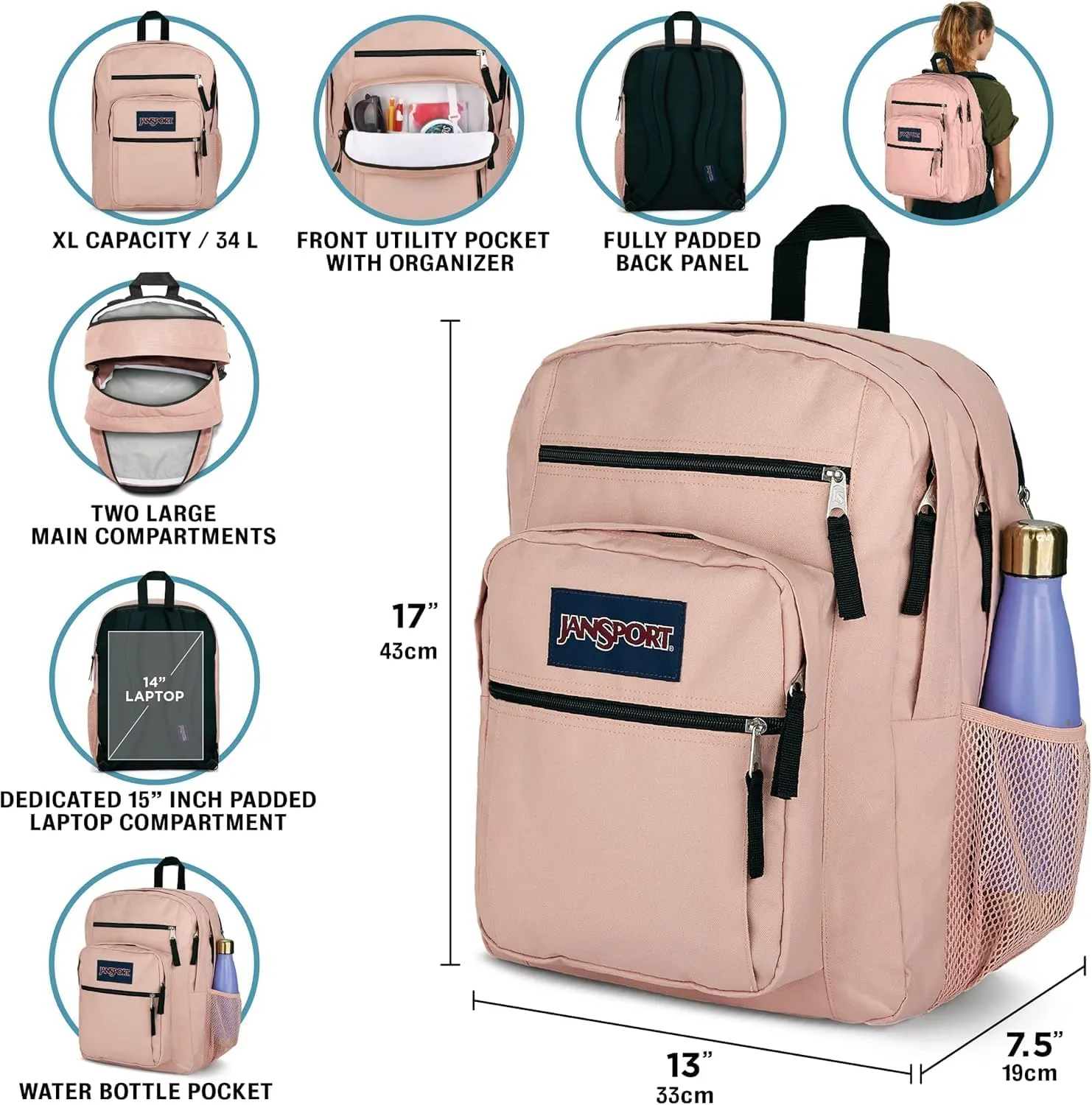 Laptop Backpack - Fluttering Fields - One Size - Image 5