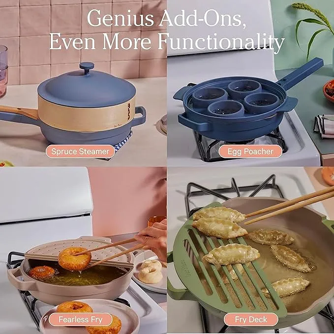 4qt Large Always Pan Gris Anthracite Set Ceramic Non-Stick - Charcoal - Image 4