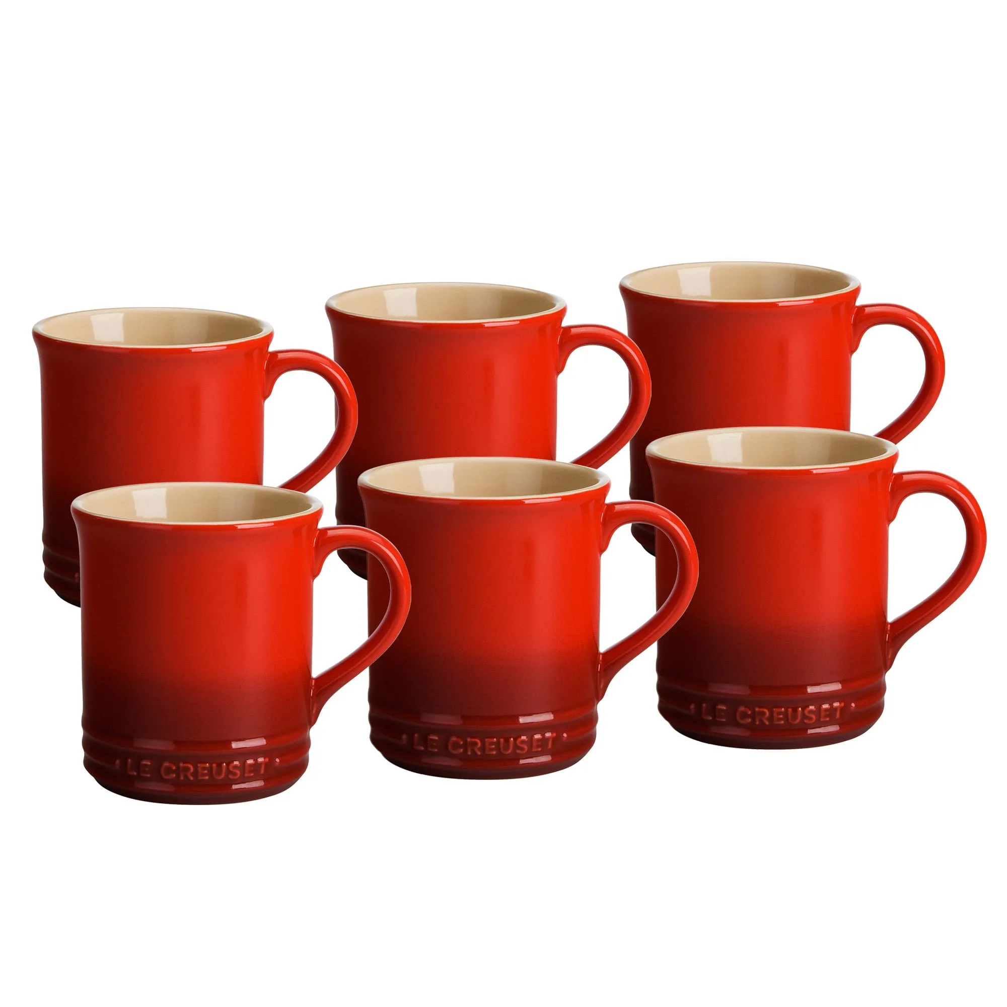 Le Creuset 14oz Stoneware Mug Set of 6 - Image 2