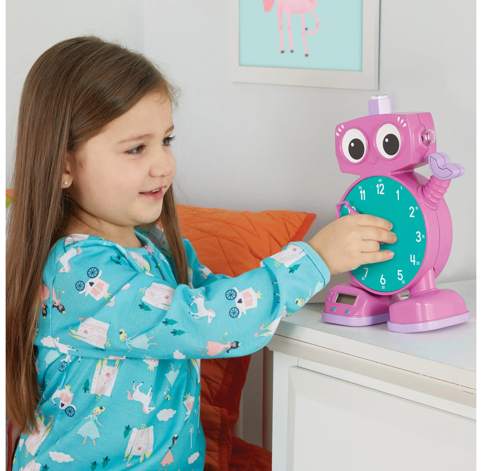 Learning Clock - Pink - Image 3