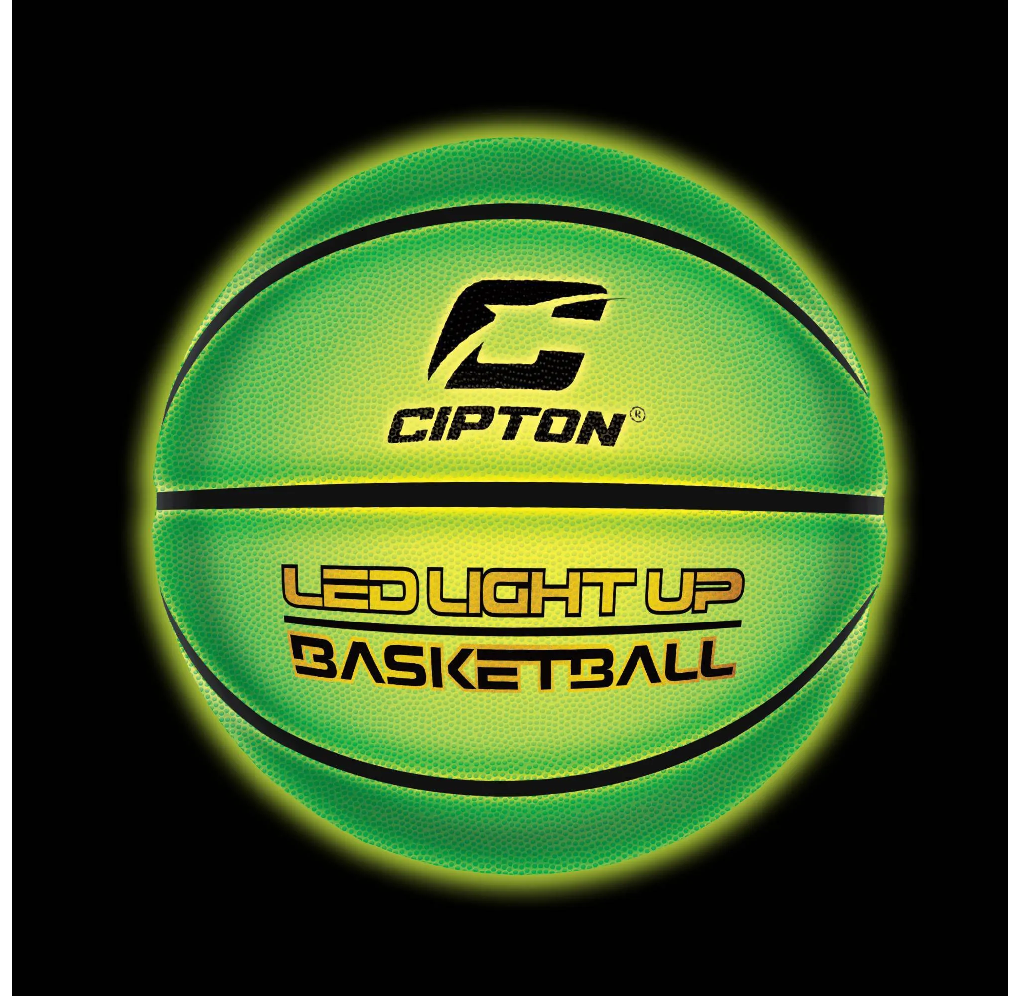 LED Rechargeable Basketball - Green - Image 2