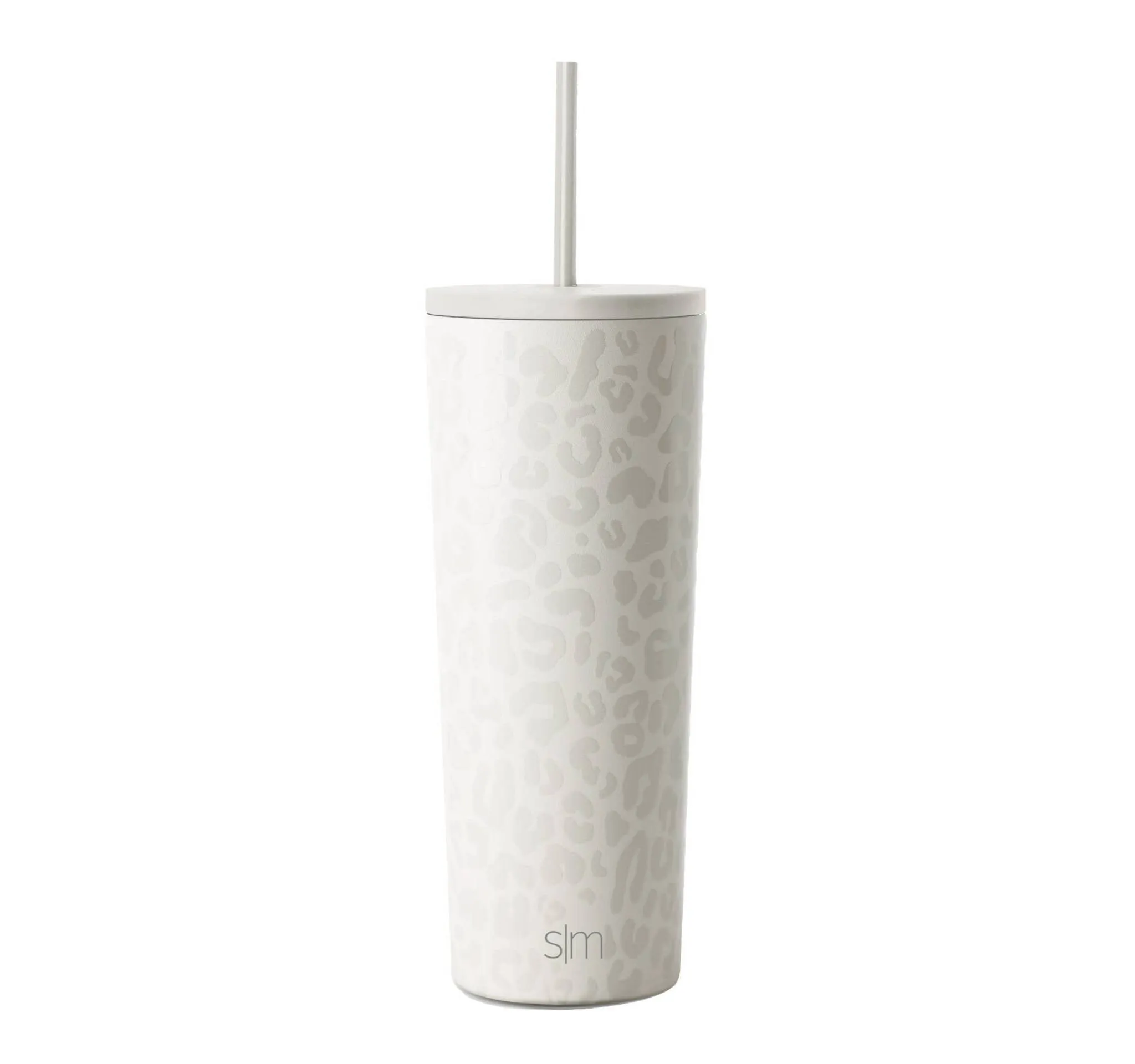Lidded Stainless Steel Tumbler - 24 oz