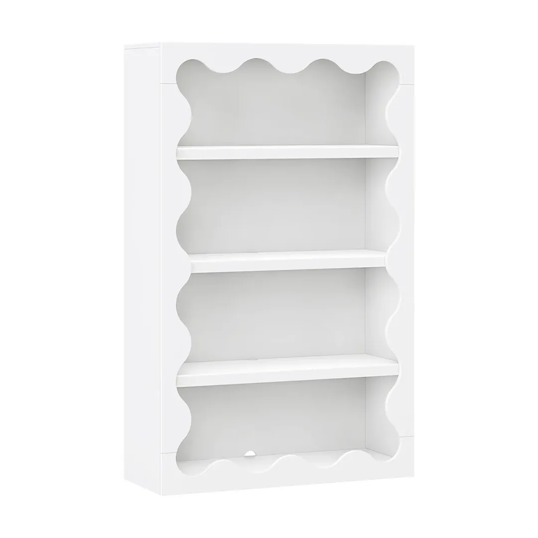 Lido Wave Bookcase - White - Image 2