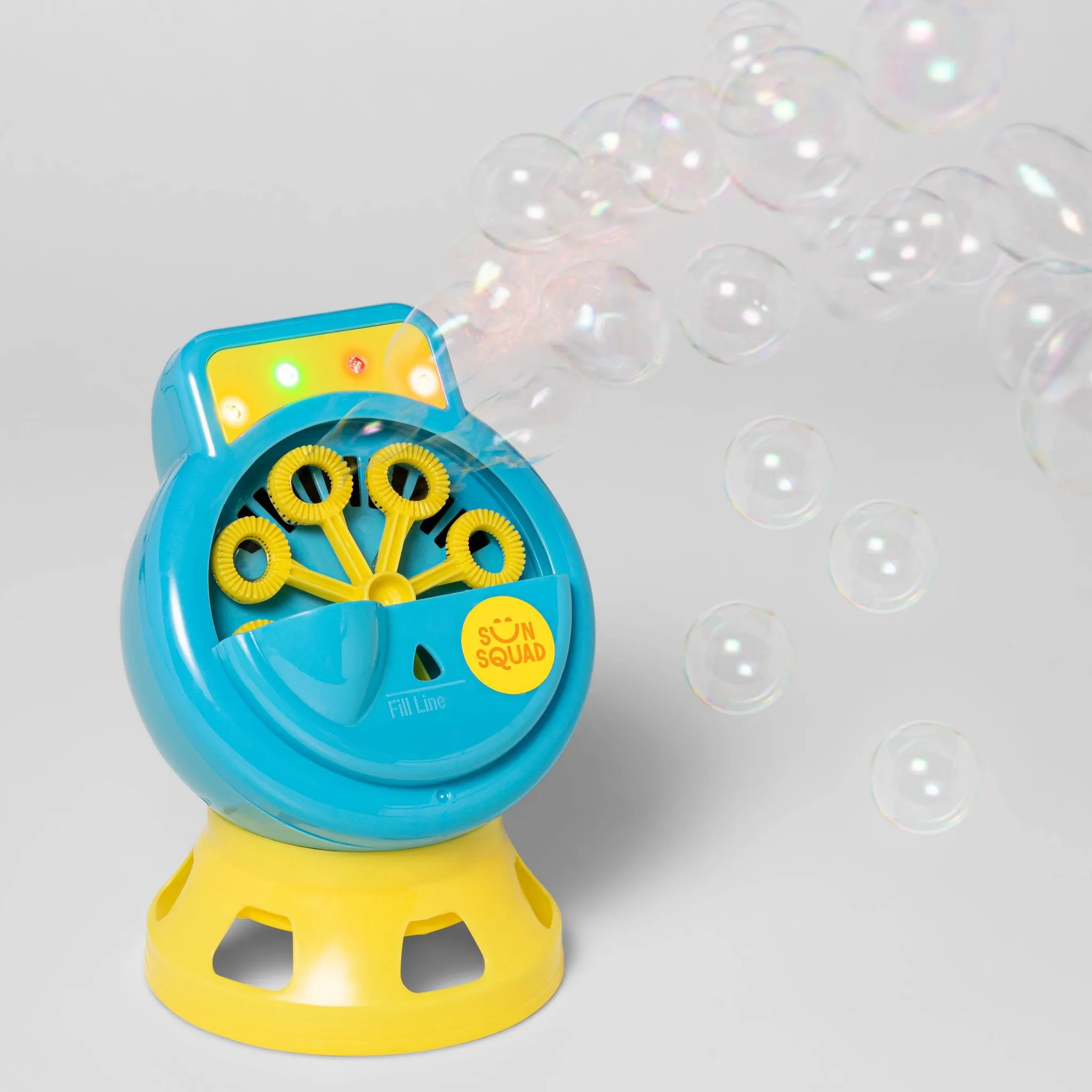 Light-Up Bubble Maker - Blue/Yellow - Image 2