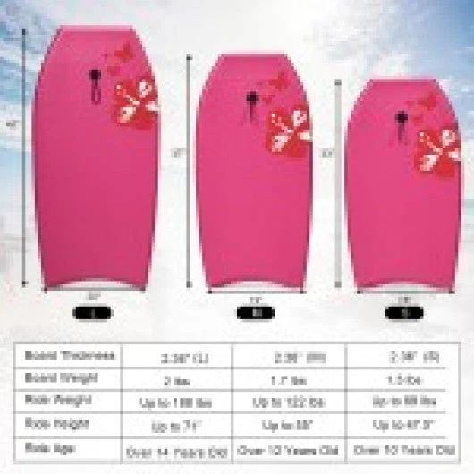 Lightweight Bodyboard Surfing With Leash EPS Core Boarding IXPE-L - Image 4