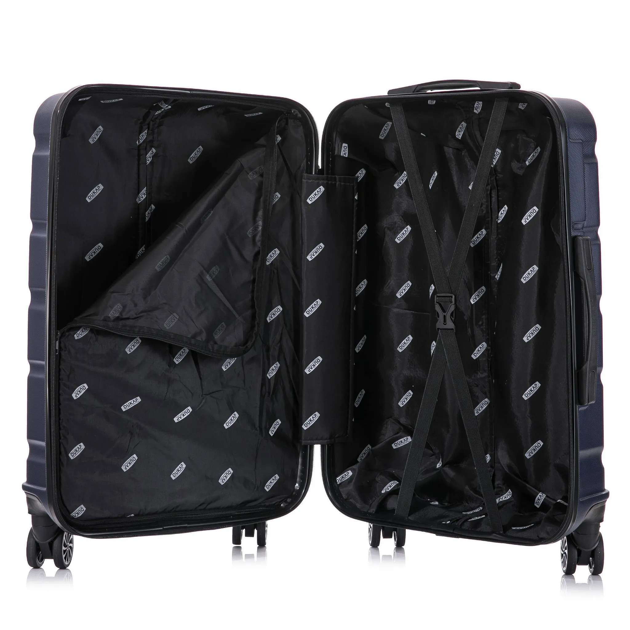 Lightweight Hardside Carry-On Spinner Suitcase - Blue - Image 4