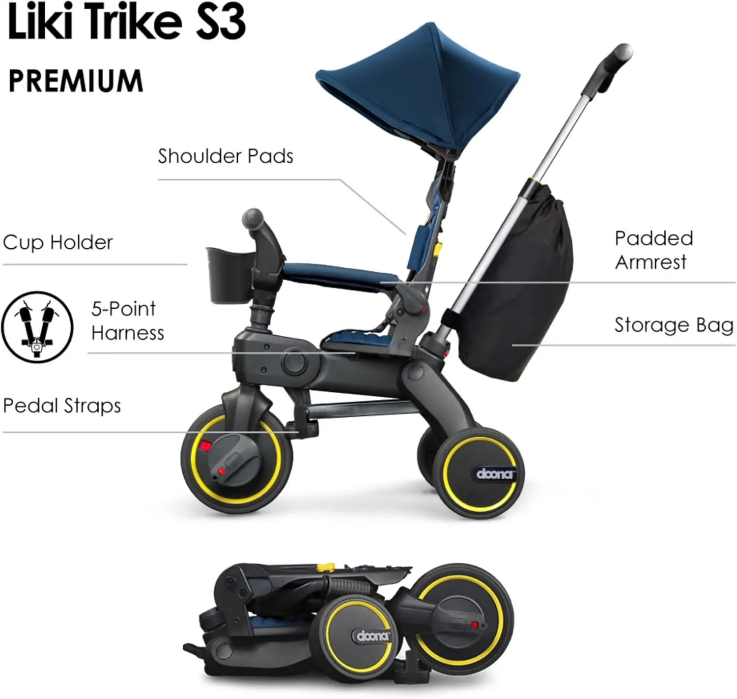 Liki Trike S3 - Royal Blue - Image 3
