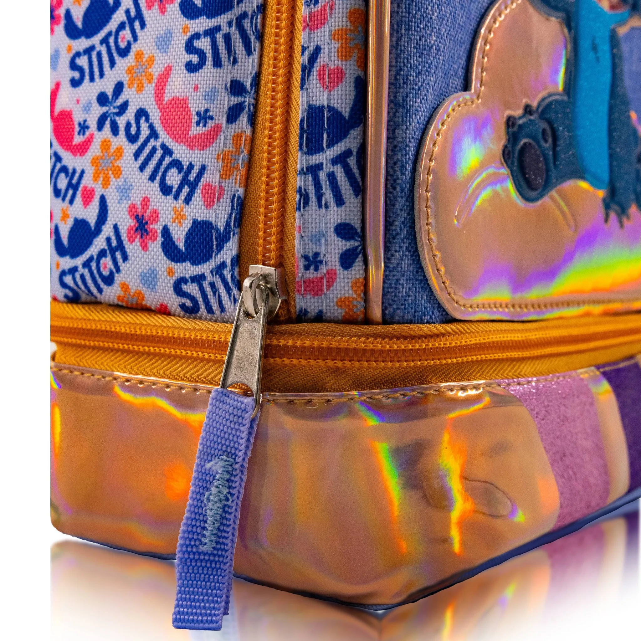 Lilo & Stitch Dual Compartment Lunch Box - Blue - Image 3