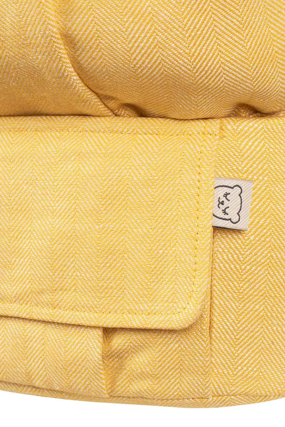 Linen Free-to-Grow Baby Carrier - Daffodil - Image 2