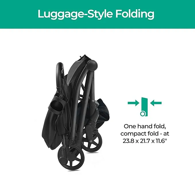 Lithe Lightweight Stroller - Grey - Image 5