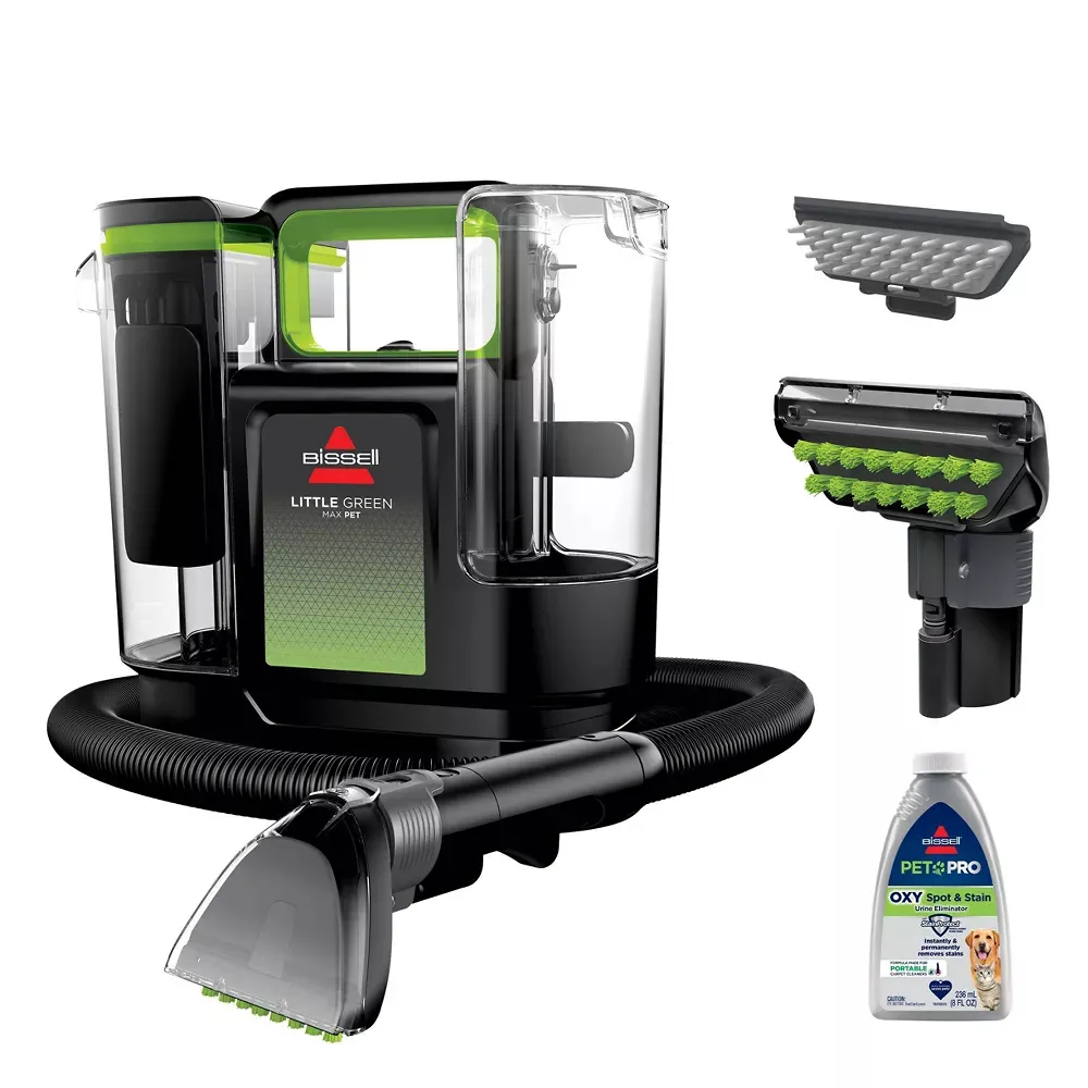 Little Green Max Pet Portable Carpet Cleaner - Black