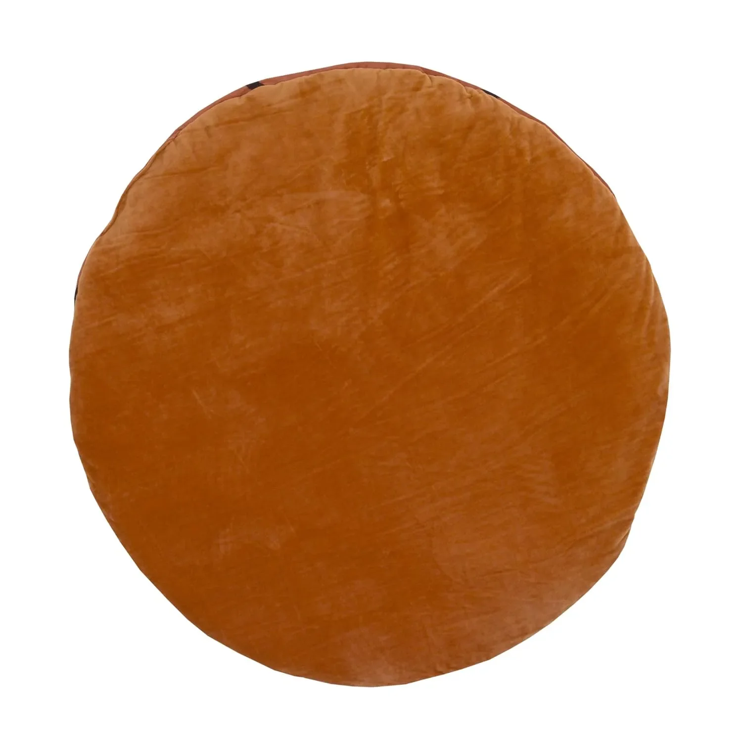 Little Love By NoJo Basketball Super Soft Round Tummy Time Playmat - Brown and Black - Image 3