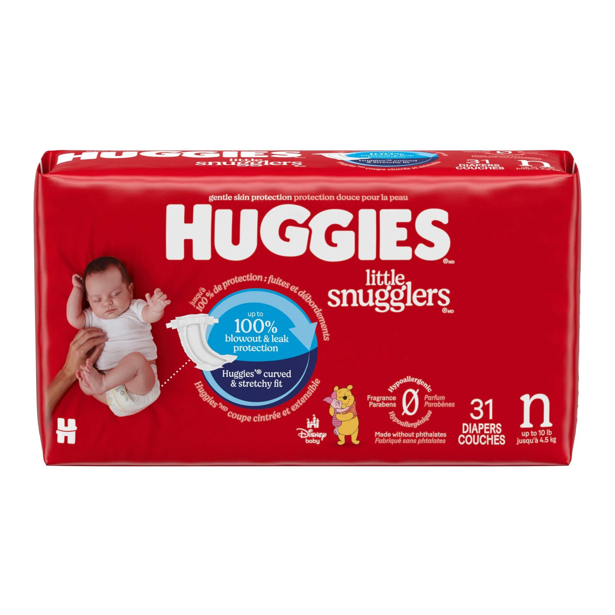 Little Snugglers Diapers - Newborn - 31ct - Image 3