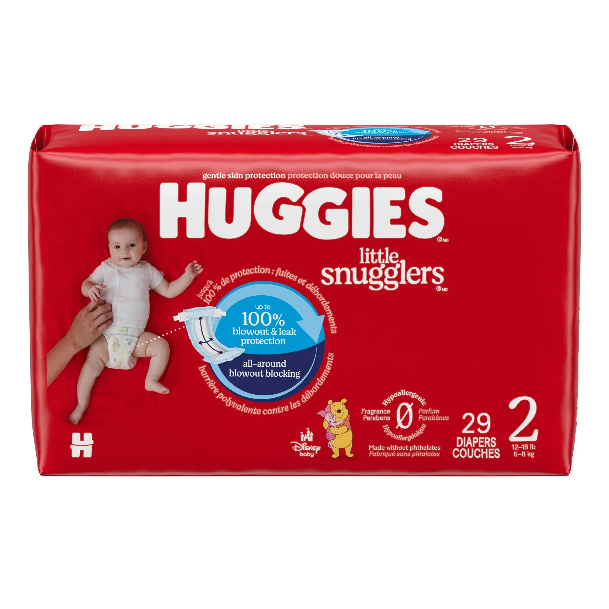 Little Snugglers Diapers - Size 2 - 29 Count - Image 2