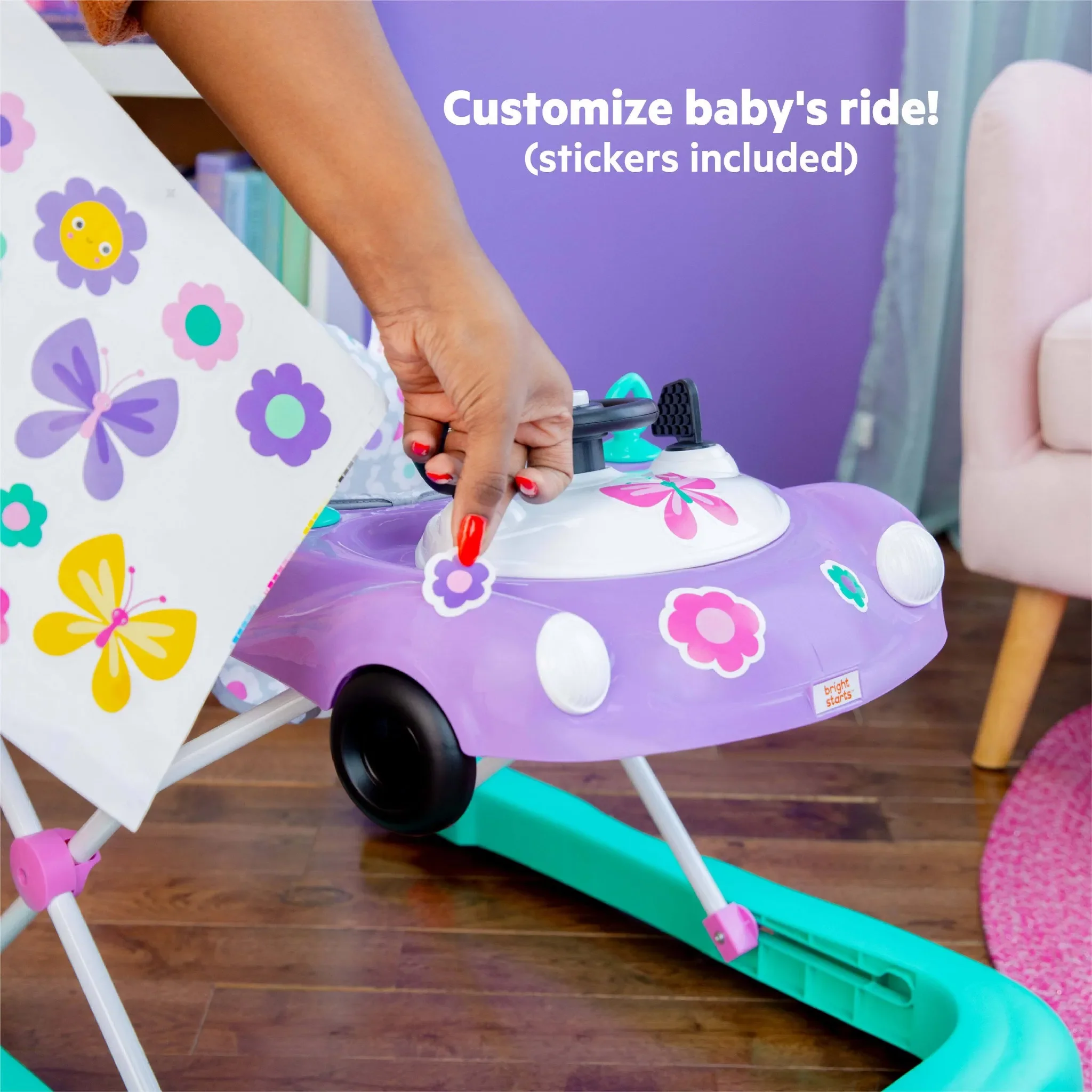 Little Speedster 3-in-1 Car Walker - Purple Power - Image 4