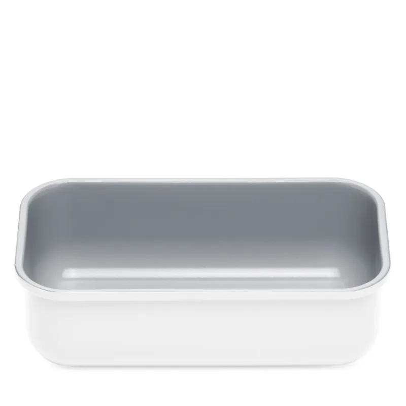 Loaf Pan - White and Gold