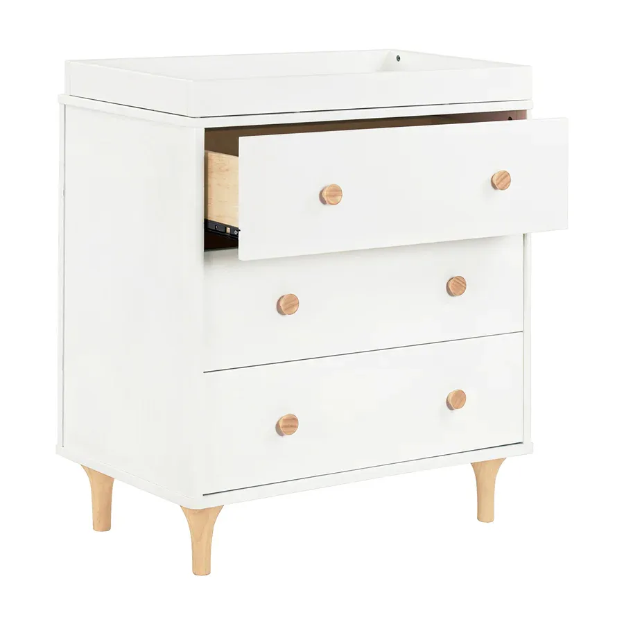 Lolly Dresser 3-Drawer Changer with Changer - White Pine - Image 3
