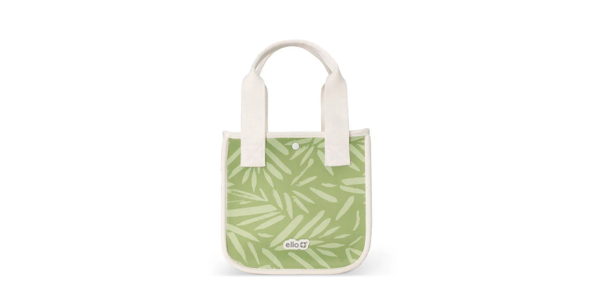 Lunch Bag Food Storage Container Green Leaf