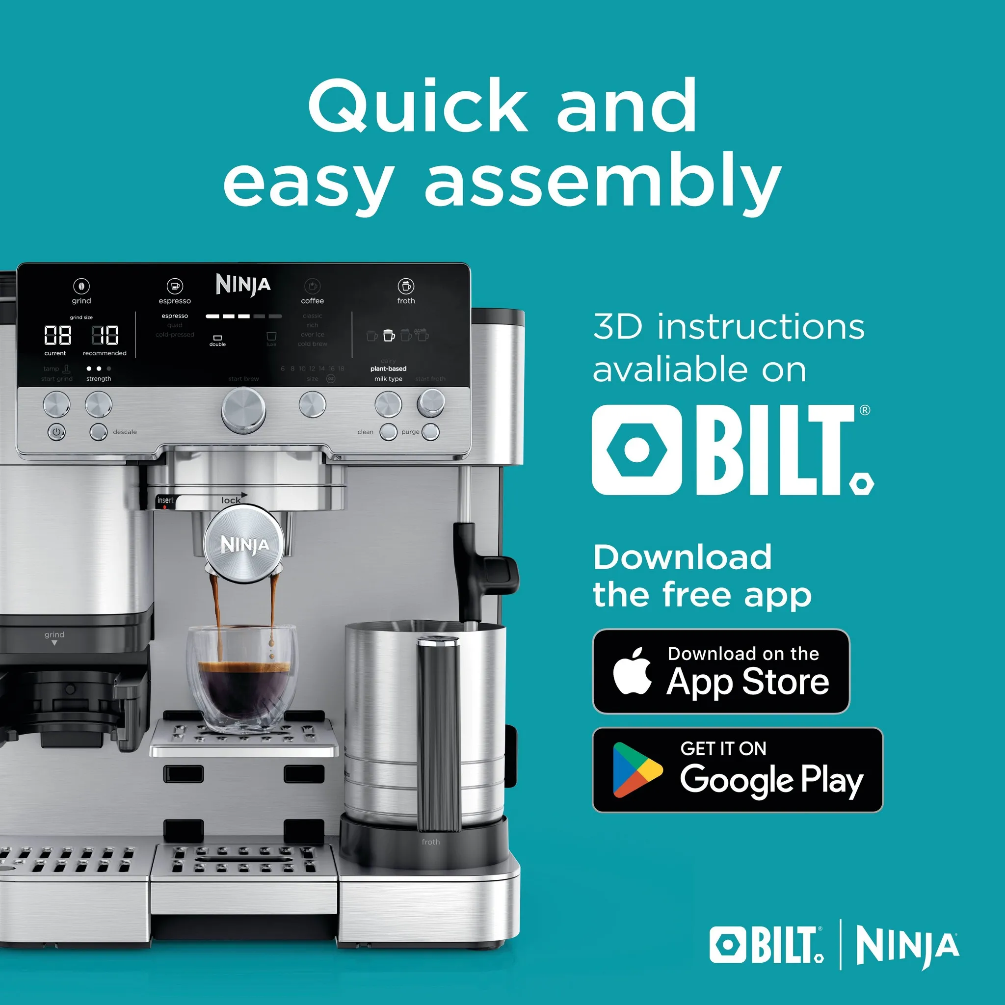 3-in-1 Espresso, Coffee and Cold Brew Machine - Silver - Image 5
