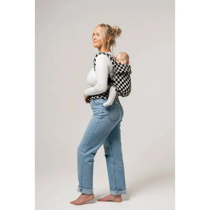 The Monarch Soft Baby Carrier - Ebony Check - Image 4