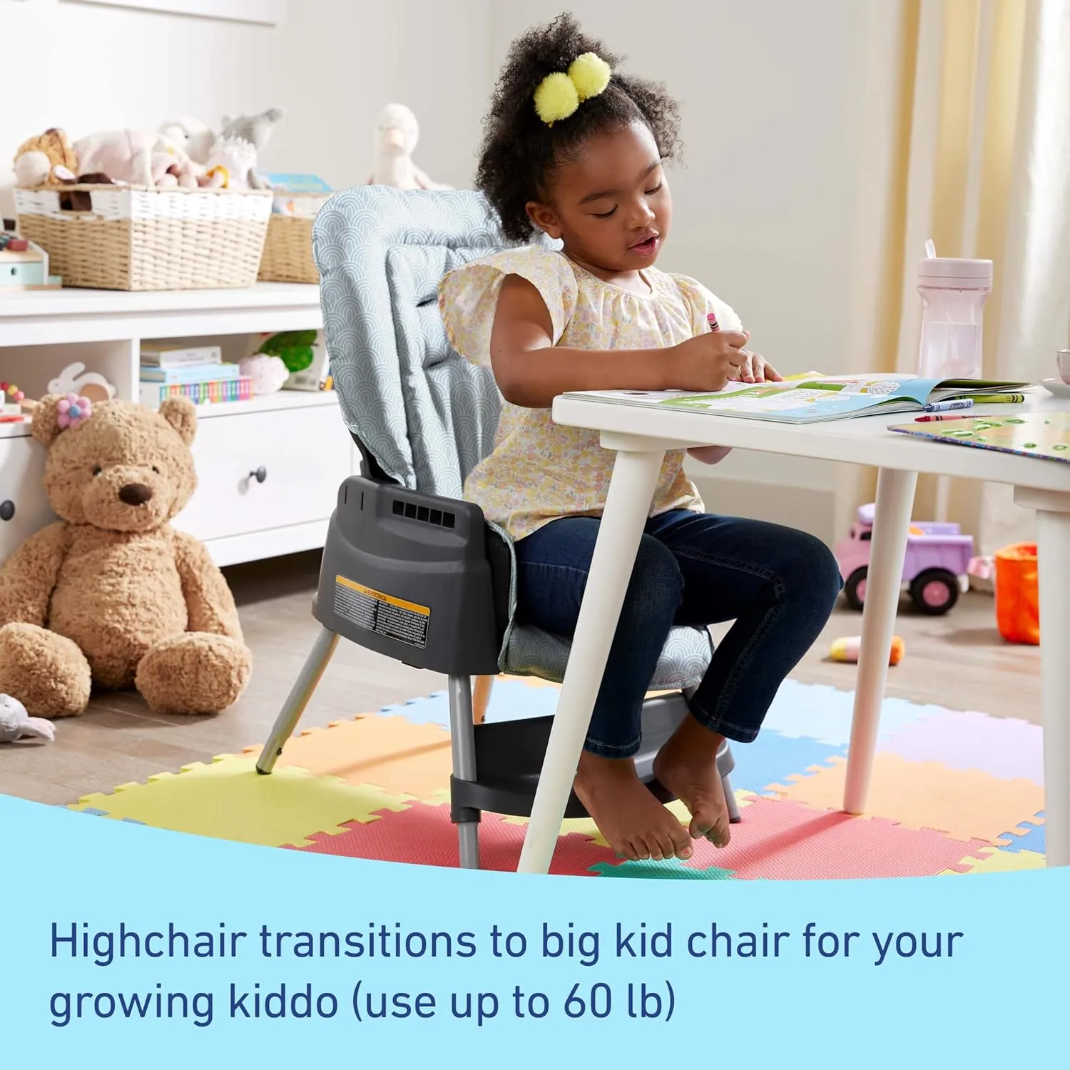Made2Grow 5-in-1 Convertible High Chair - Hudson - Image 5