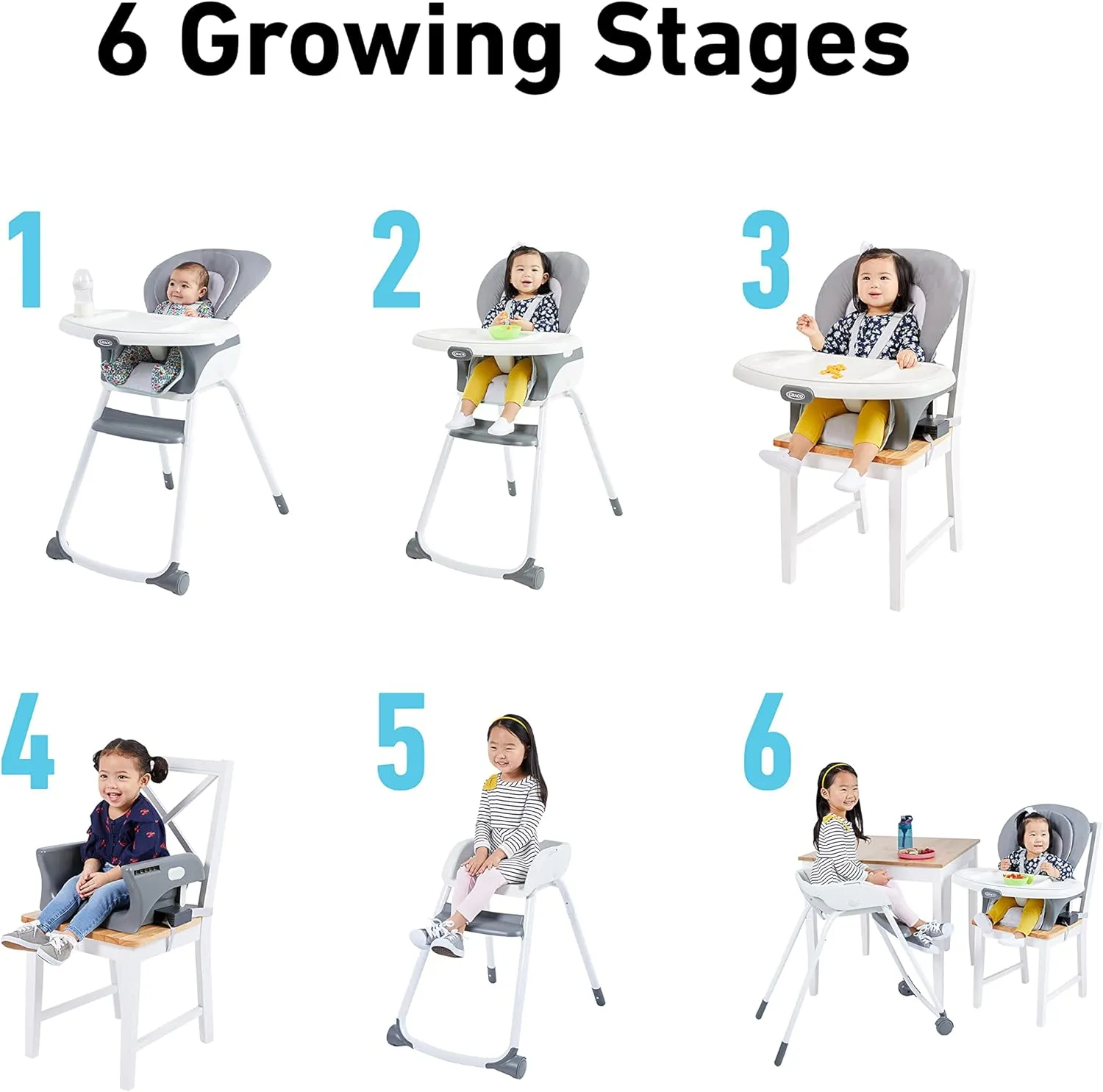 Made2Grow 6-in-1 High Chair - Ashland - Image 4
