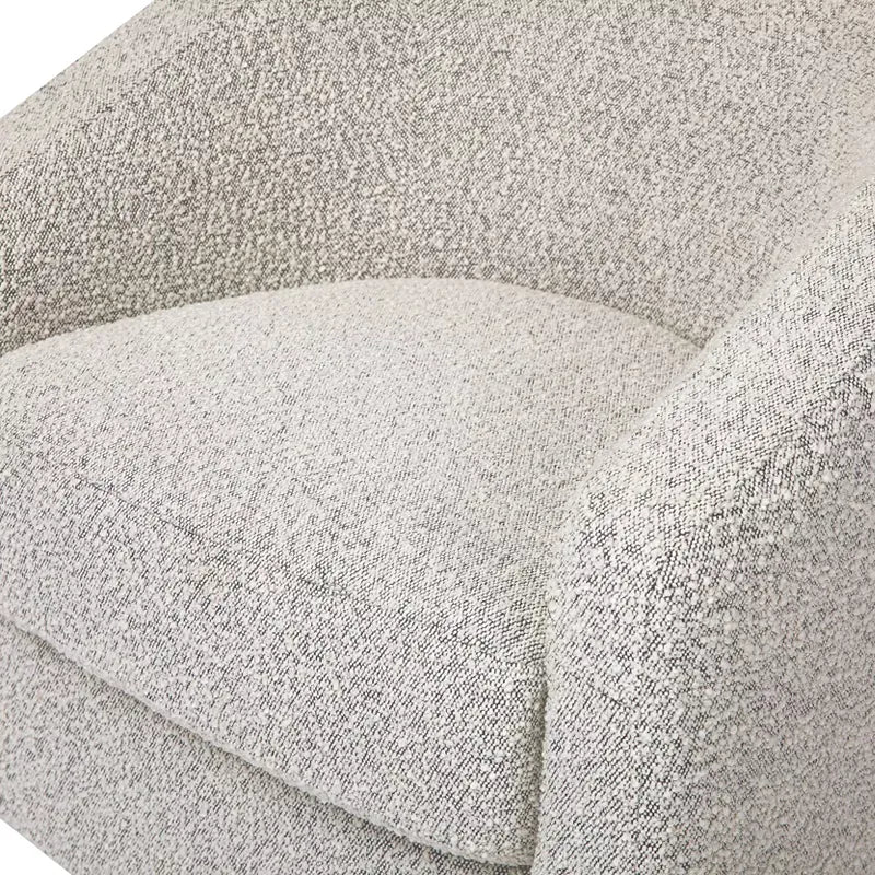Madison Swivel Glider - Black/White Boucle - Image 4
