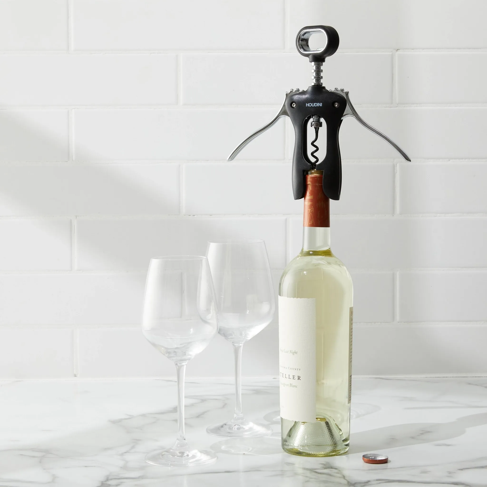Manual Winged Corkscrew - Black - Image 5