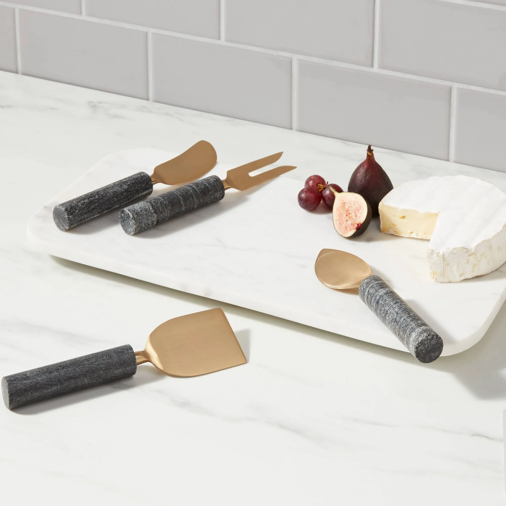Marble Cheese Knives Set - Image 2