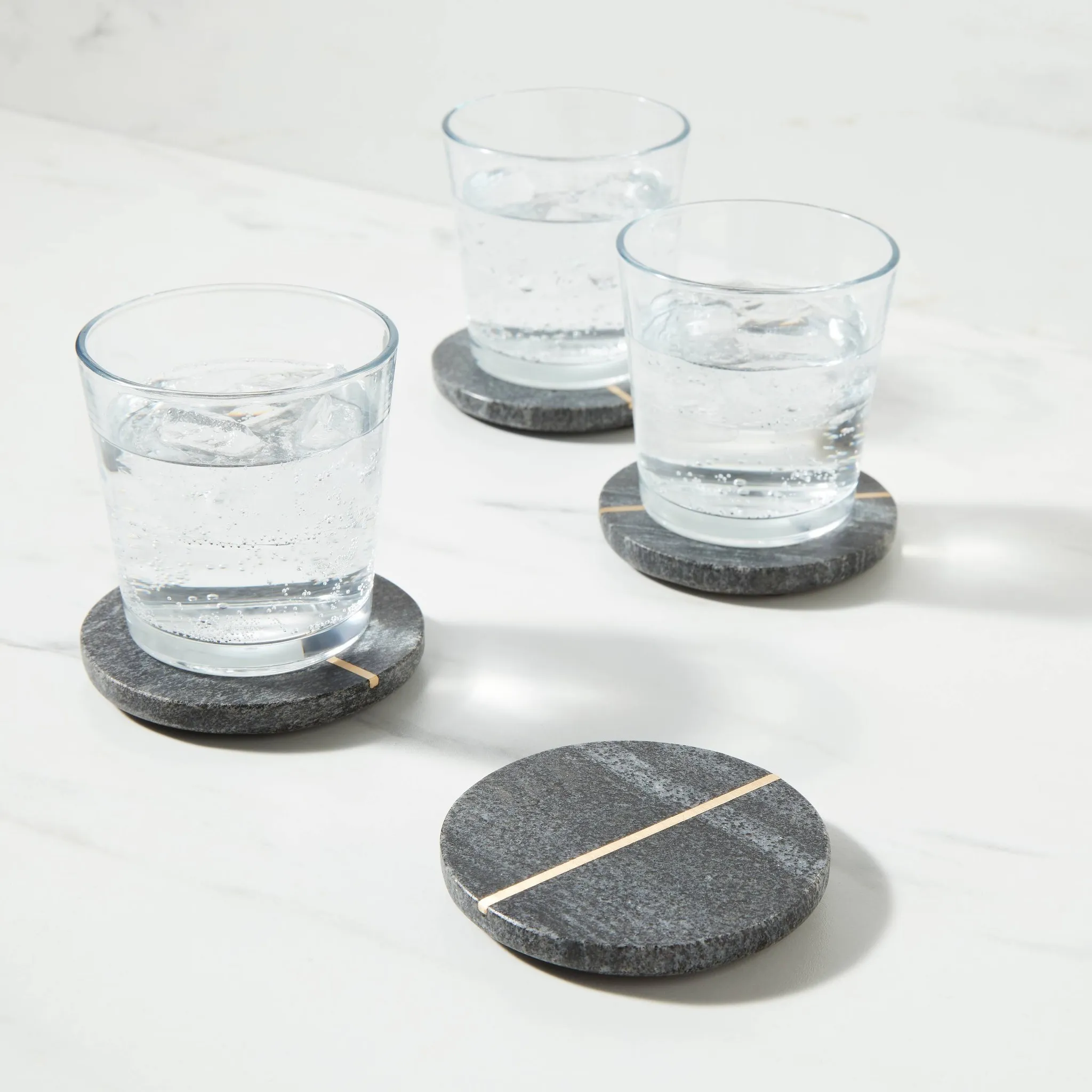 Marble Coasters - Gray - Image 2