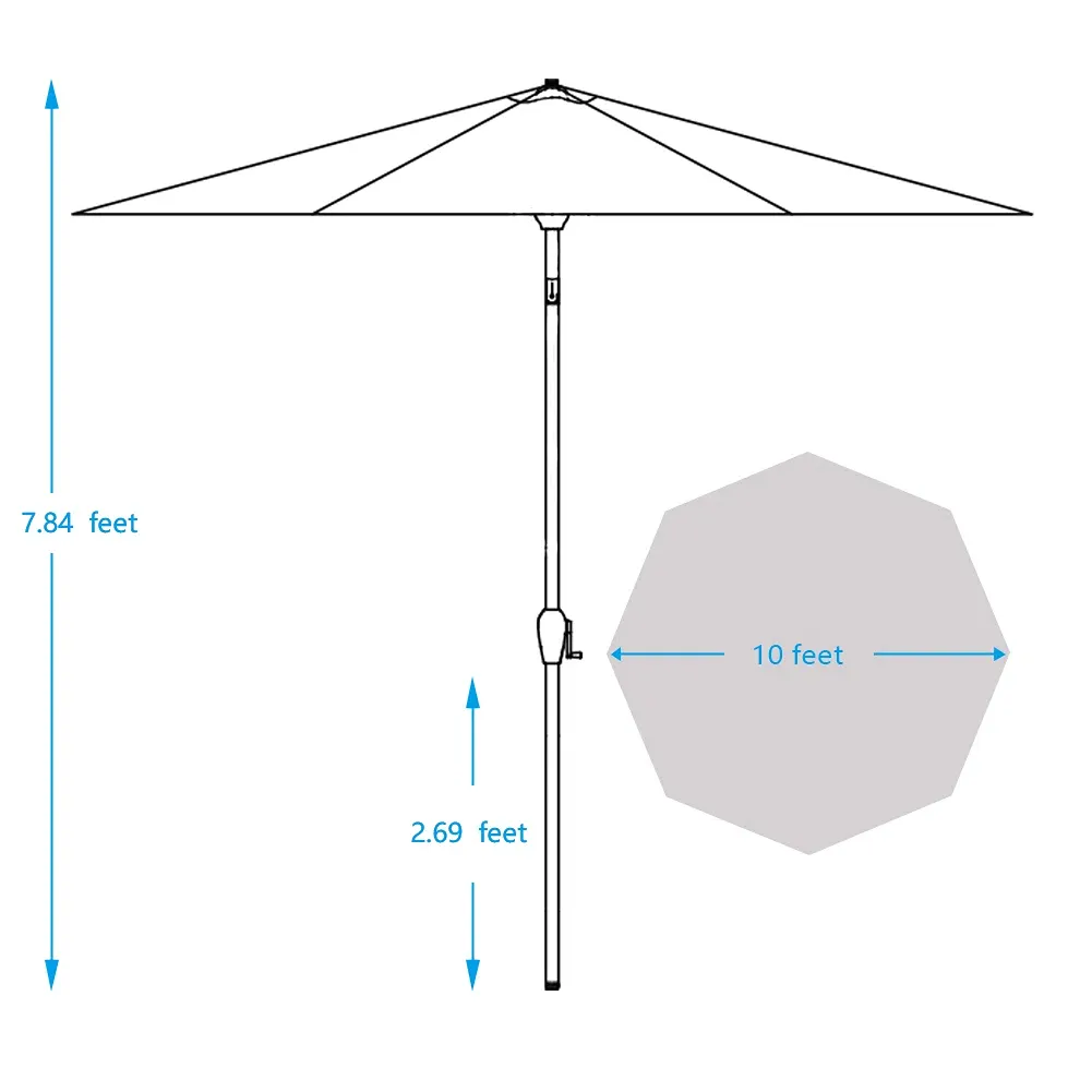 Market Umbrella - Oatmeal - Image 2