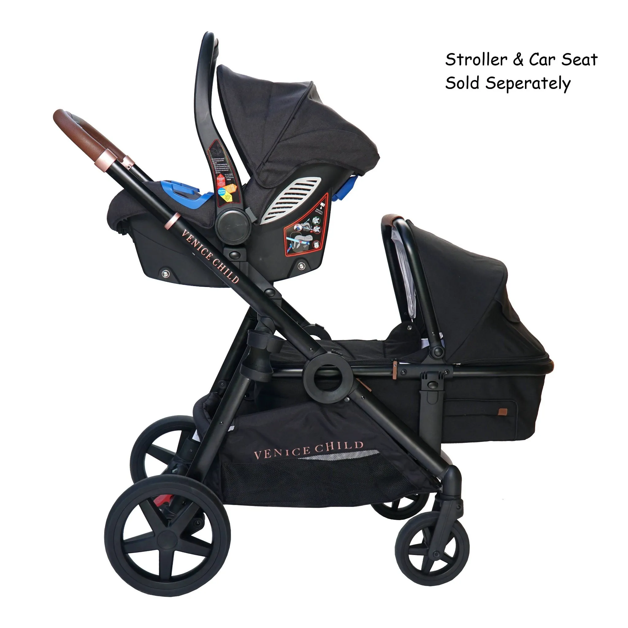 Maverick Stand-Alone Stroller Bassinet - Eclipse - Image 5