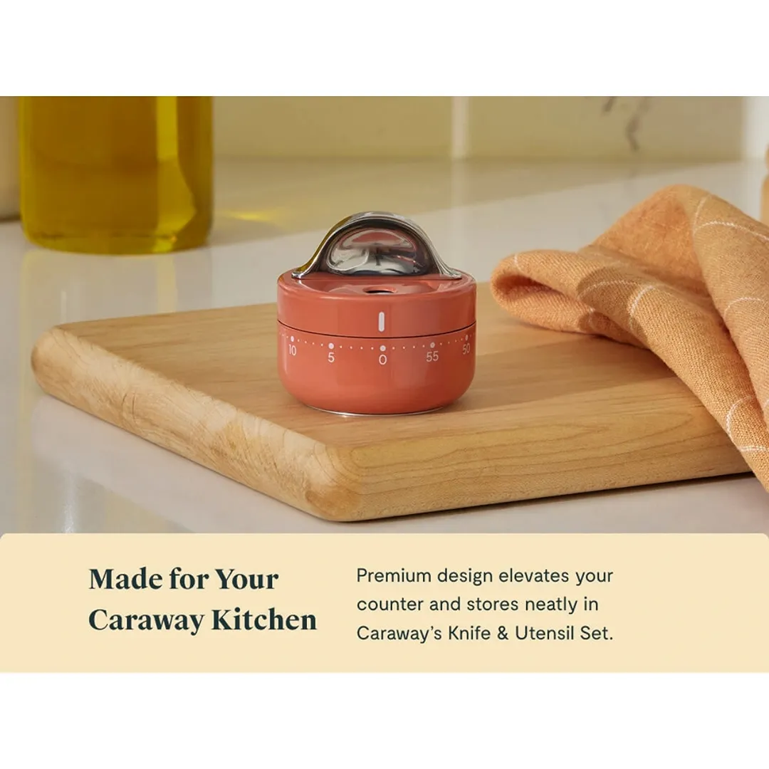 Mechanical Kitchen Timer - White - Image 4